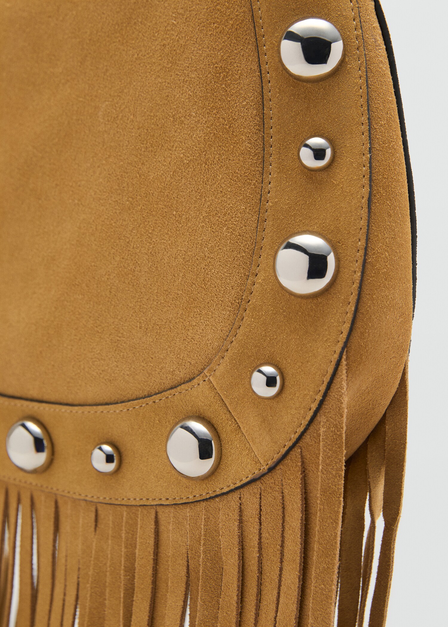 Sac en daim avec franges et détails cloutés - Détail de l'article 2