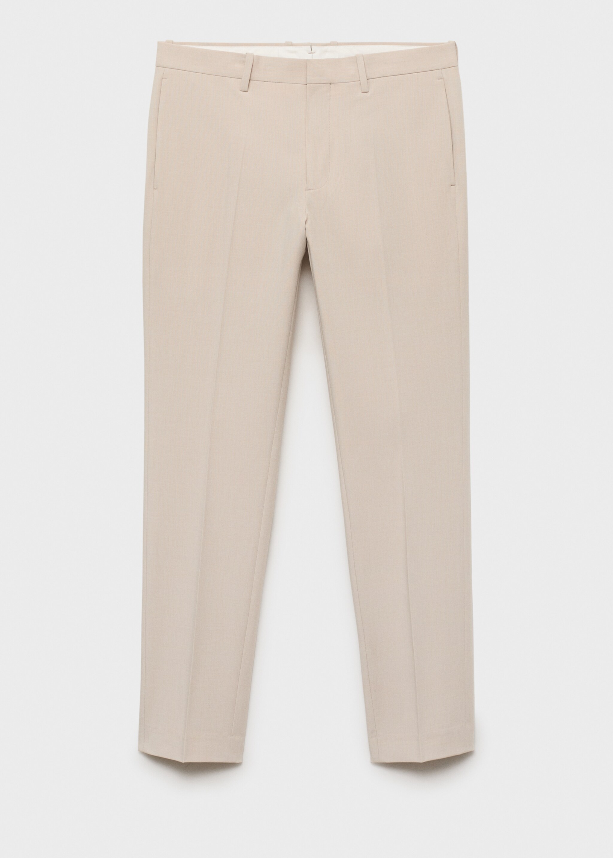 Stretch fabric super slim-fit suit trousers - Article without model