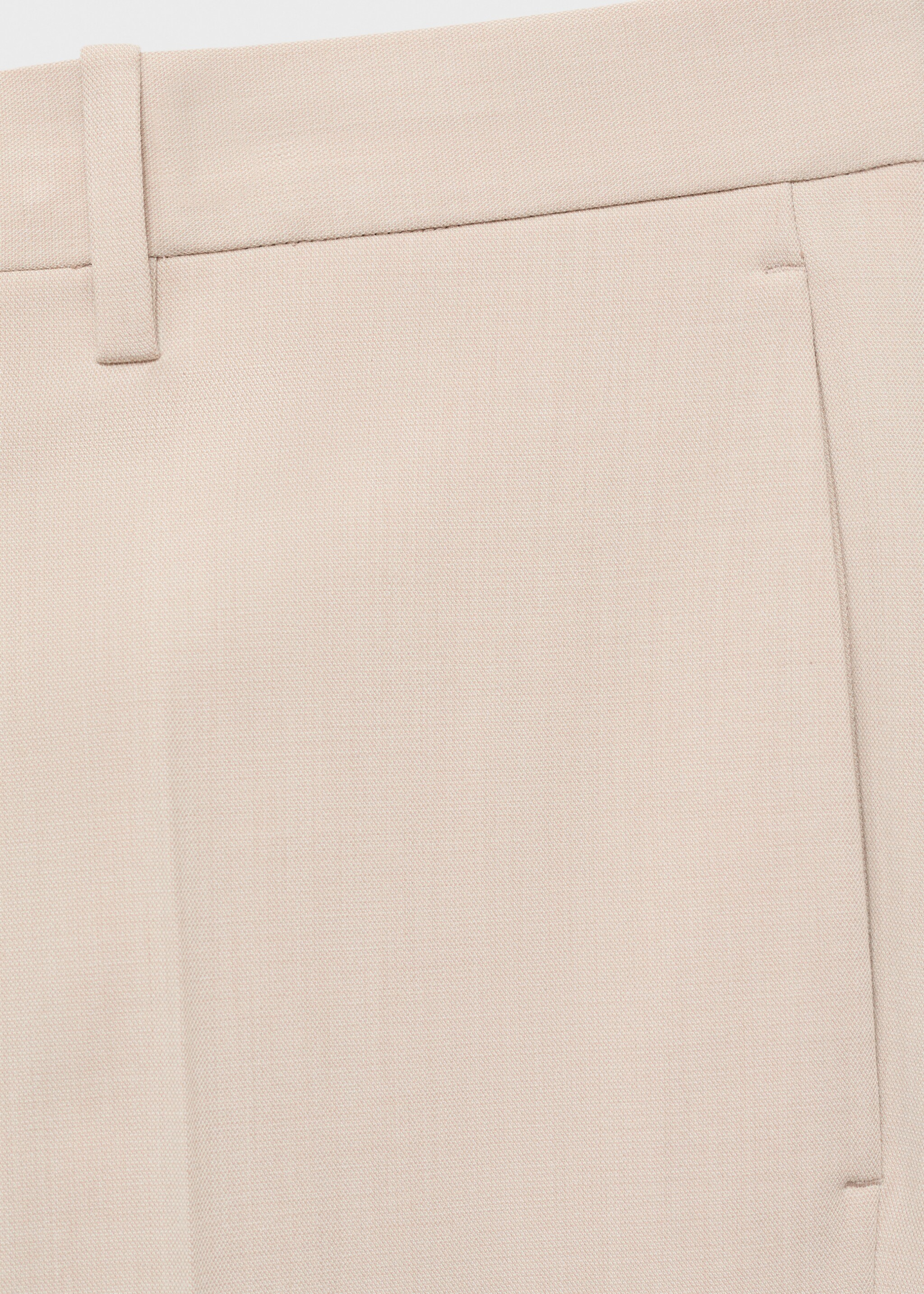 Stretch fabric super slim-fit suit trousers - Details of the article 0