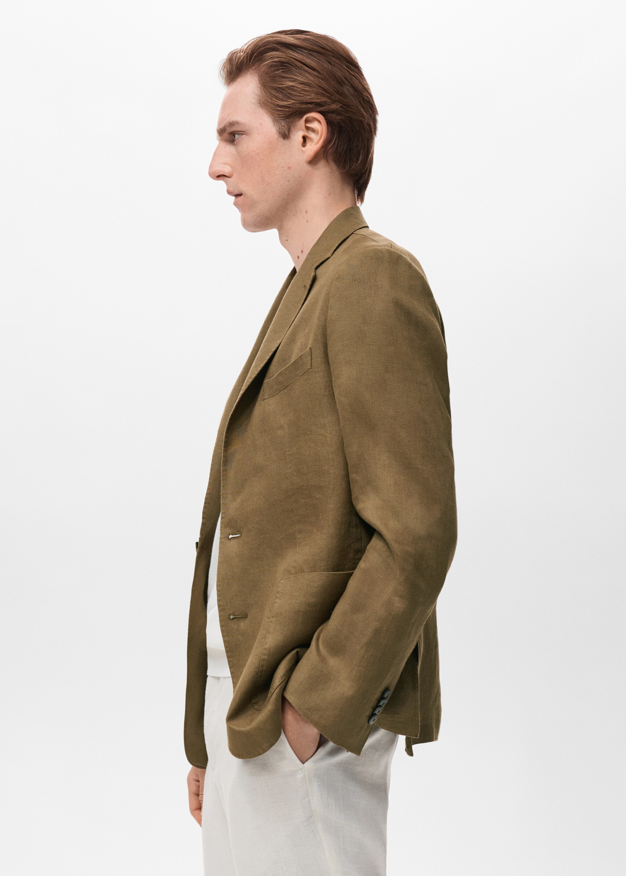 Americana traje Salerno 100% lino slim fit - Detalle del artículo 2