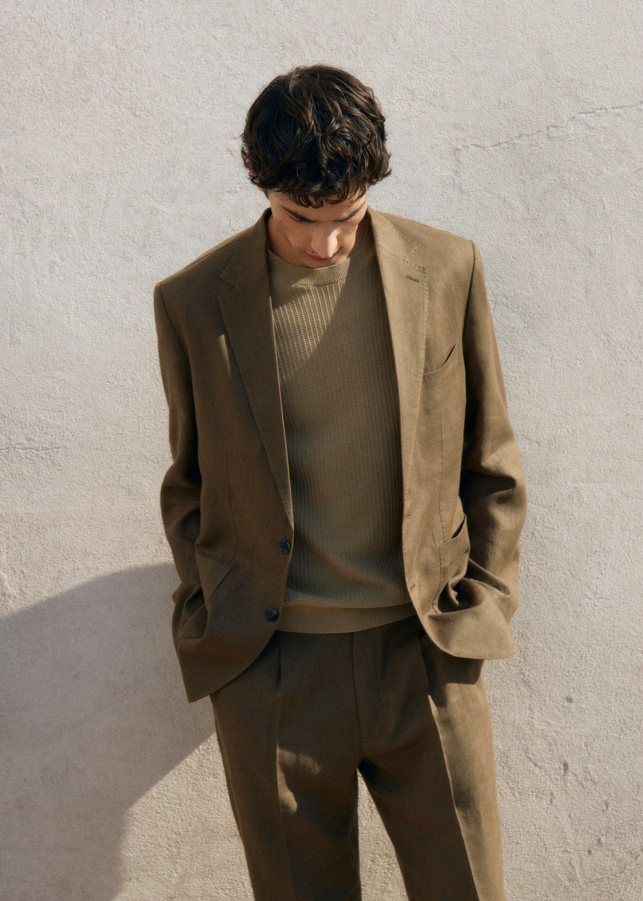 Americana traje Salerno 100% lino slim fit - Detalle del artículo 5