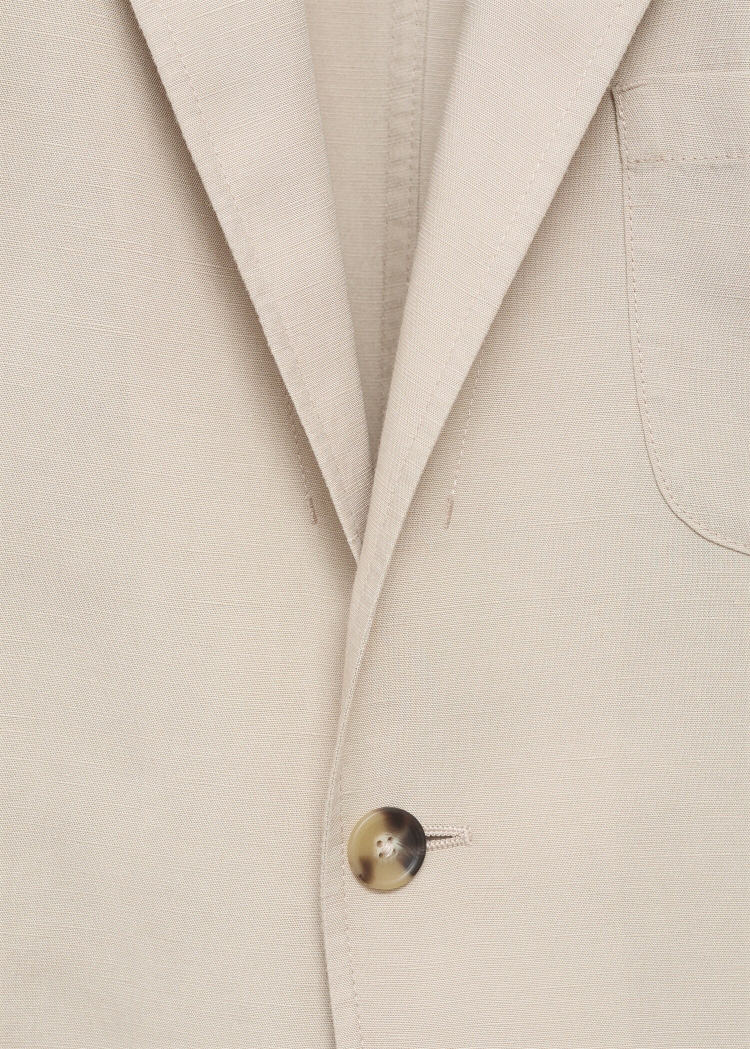 Slim Fit Anzugjacke aus Leinen - Detail des Artikels 8