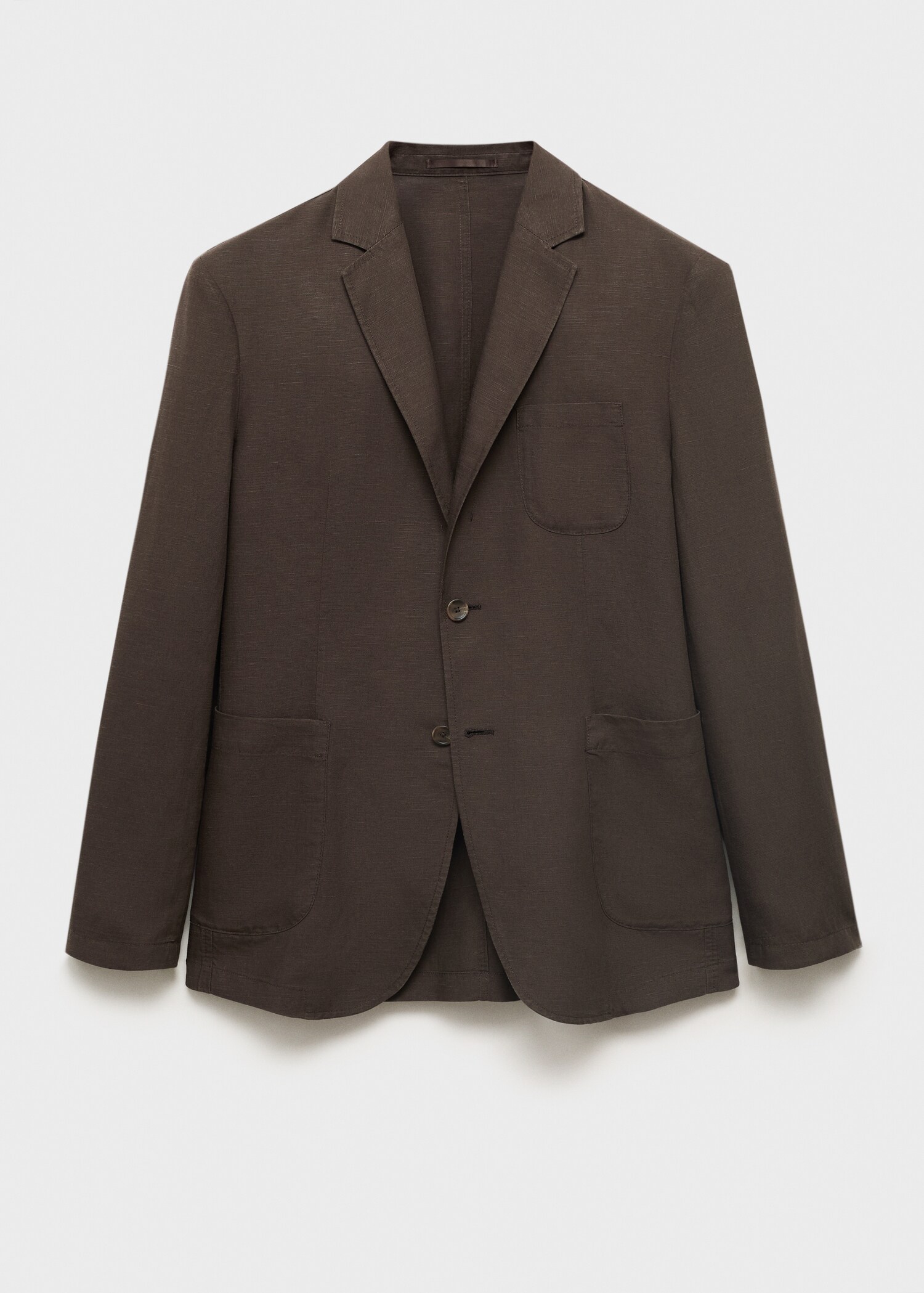Slim Fit Anzugjacke aus Leinen - Artikel ohne Model