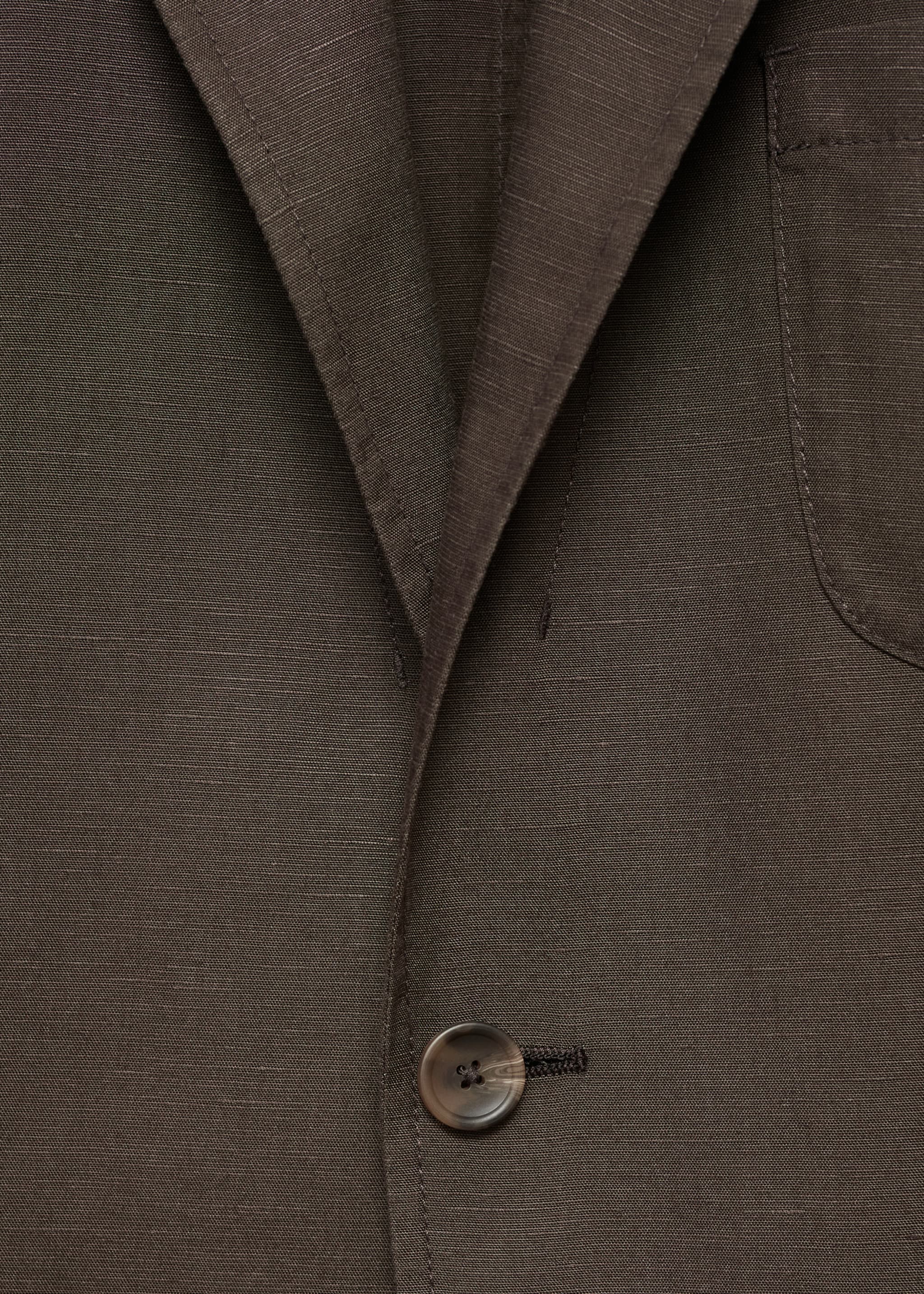 Americana traje slim fit lino - Detalle del artículo 8