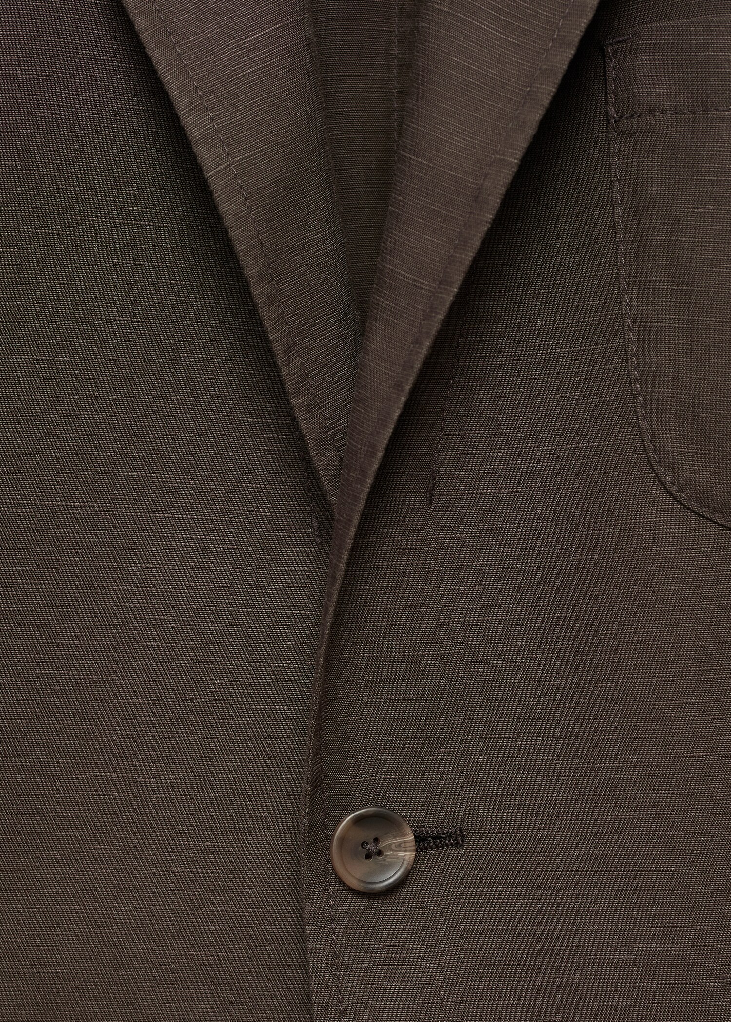 Slim Fit Anzugjacke aus Leinen - Detail des Artikels 8