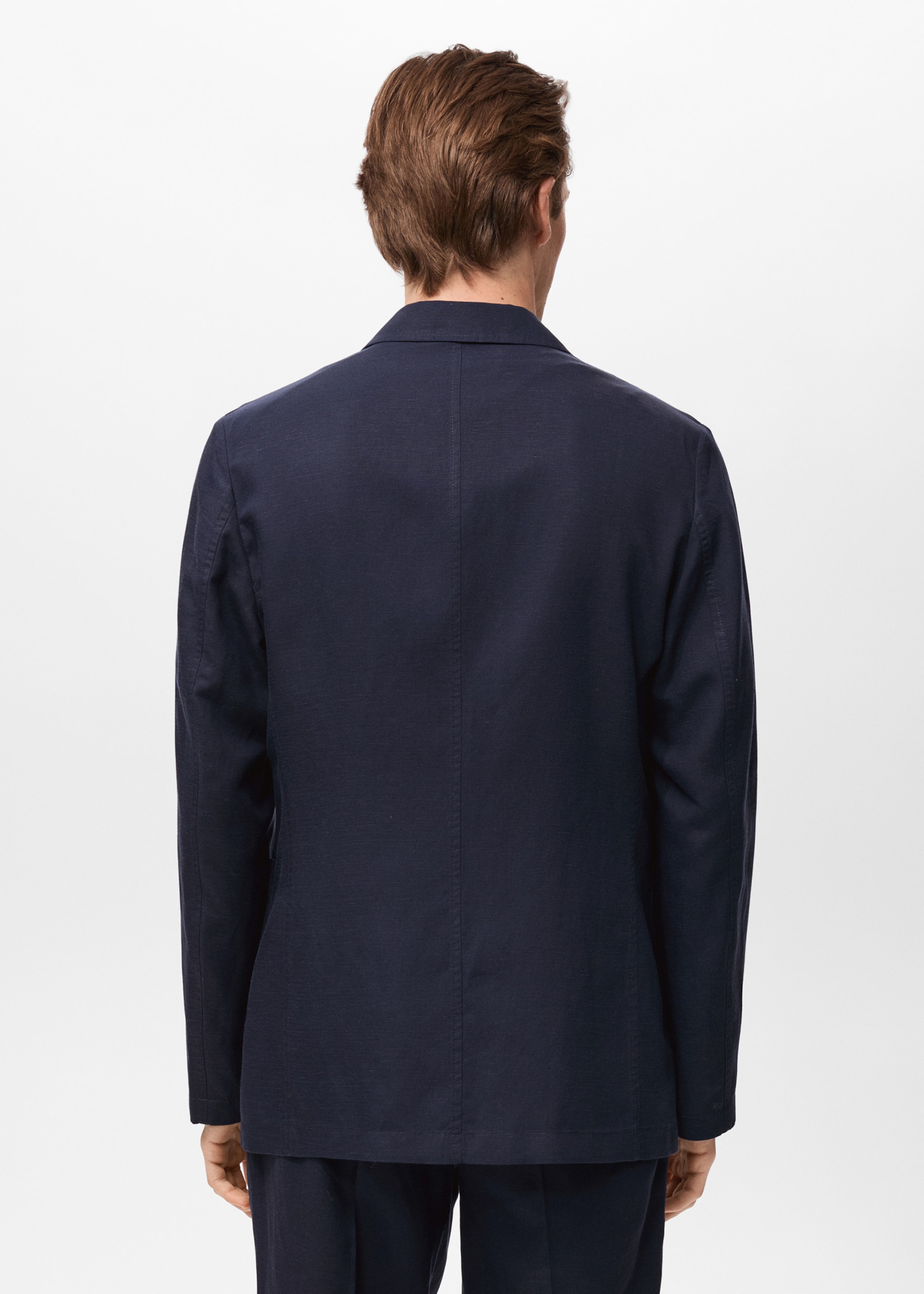 Americana traje slim fit lino - Reverso del artículo