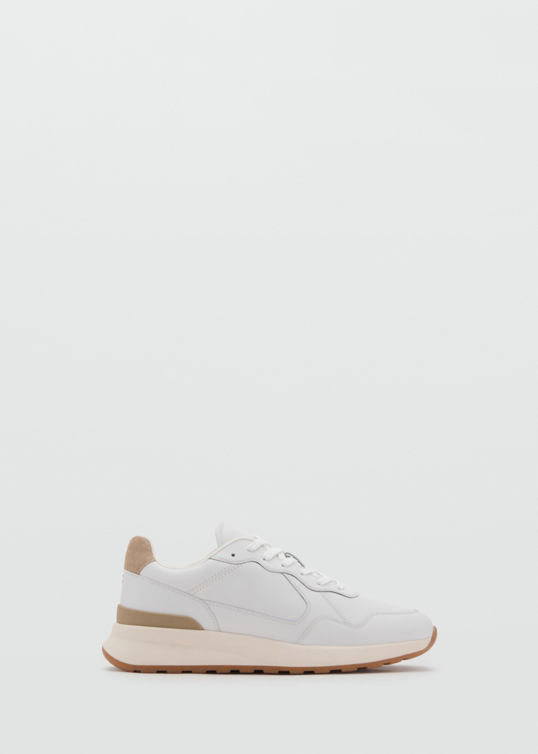 Leather mixed sneakers - Article without model