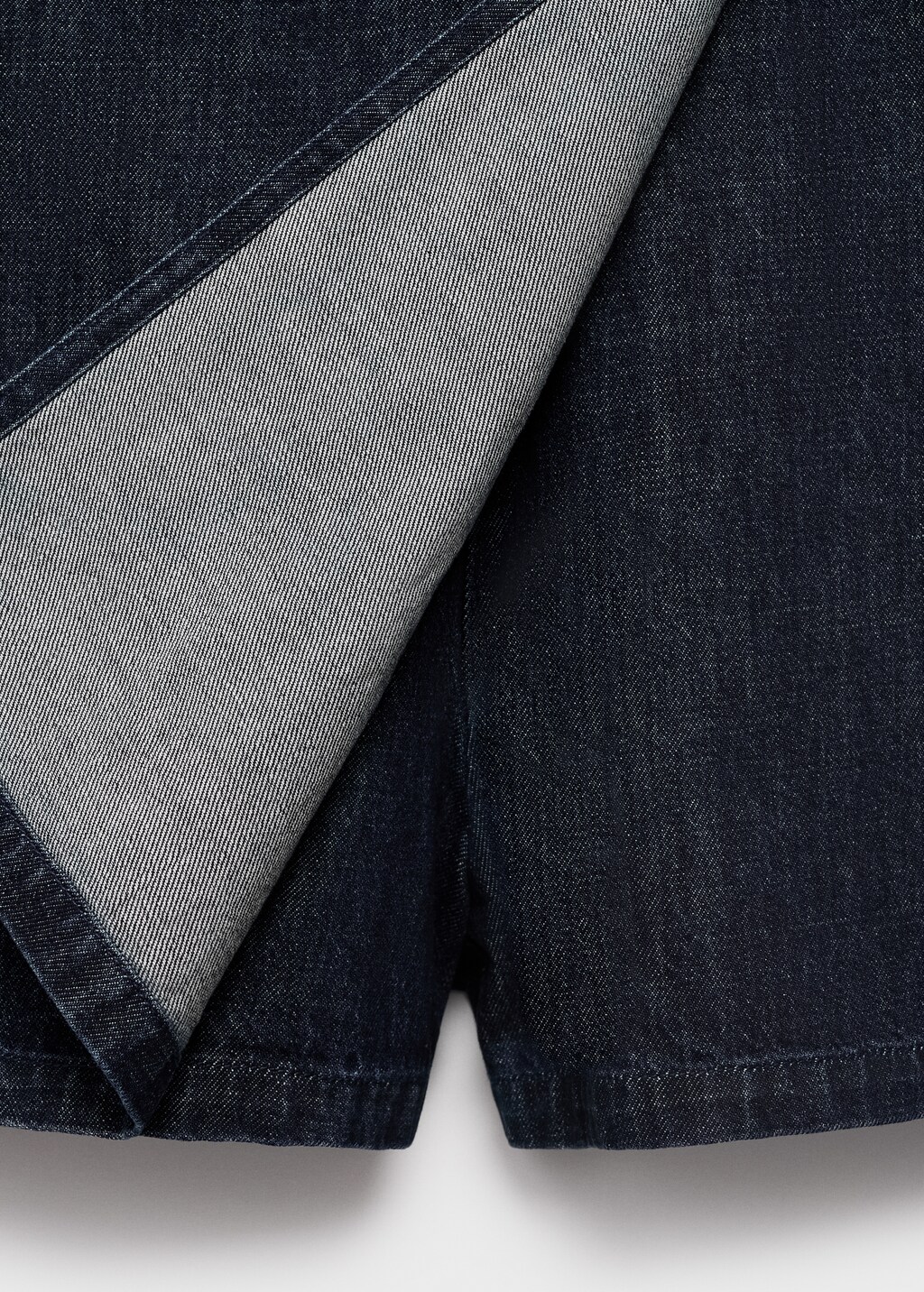 Double-breasted denim jumpsuit