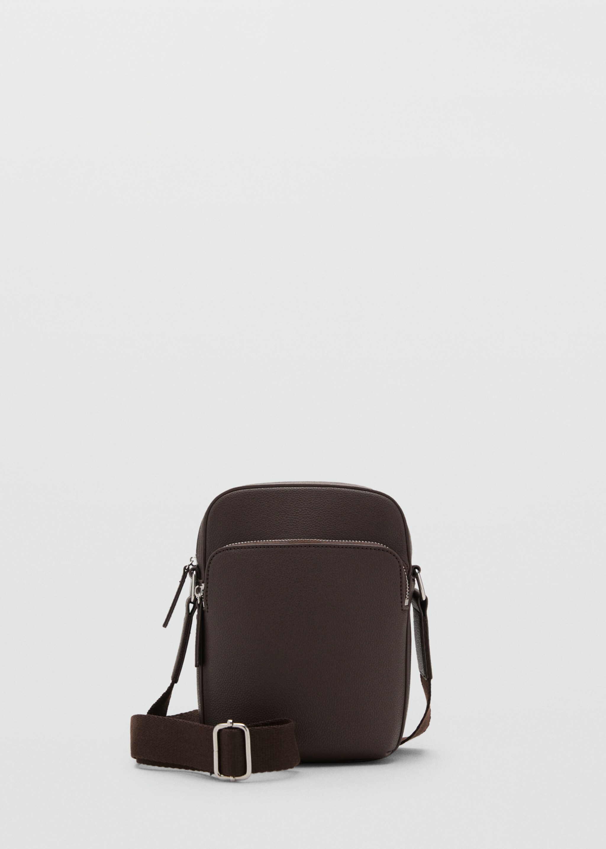 Patent leather-effect shoulder bag - Article without model