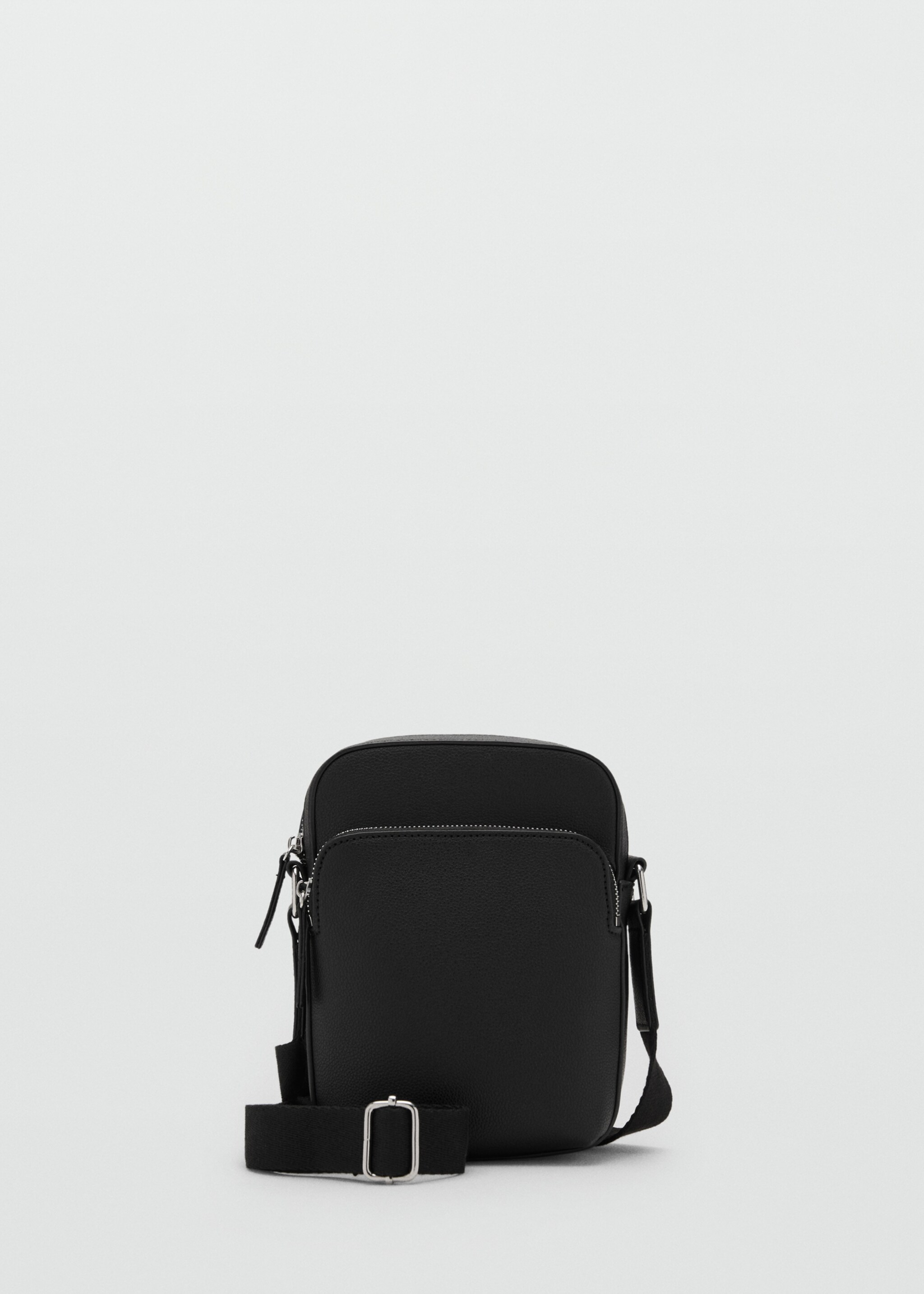 Patent leather-effect shoulder bag - Article without model
