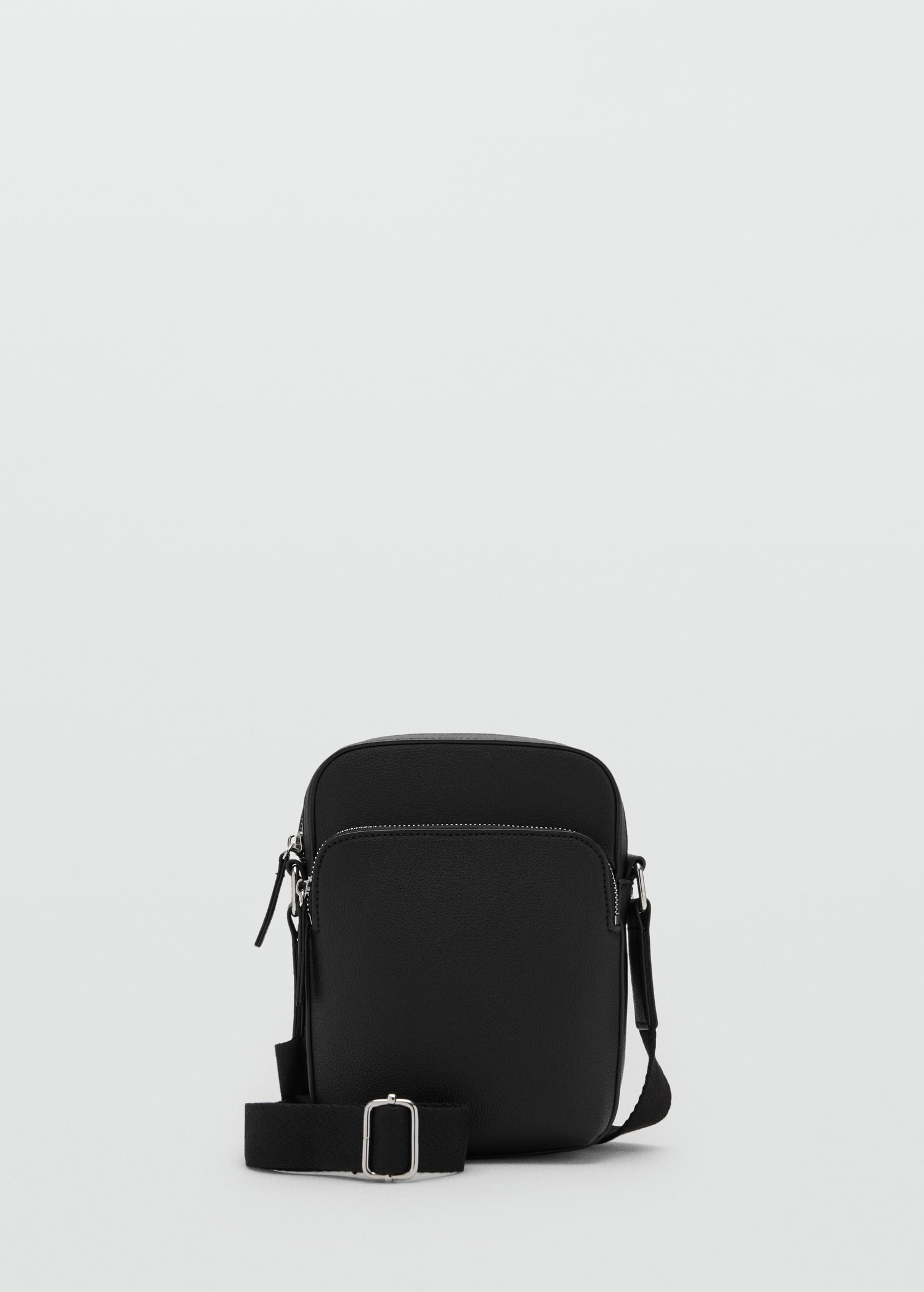 Patent leather-effect shoulder bag - Article without model
