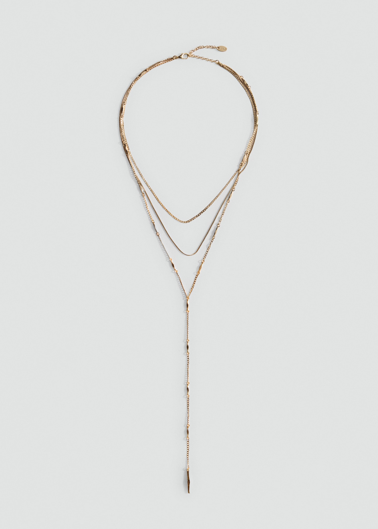 Long triple necklace - Women | MANGO USA