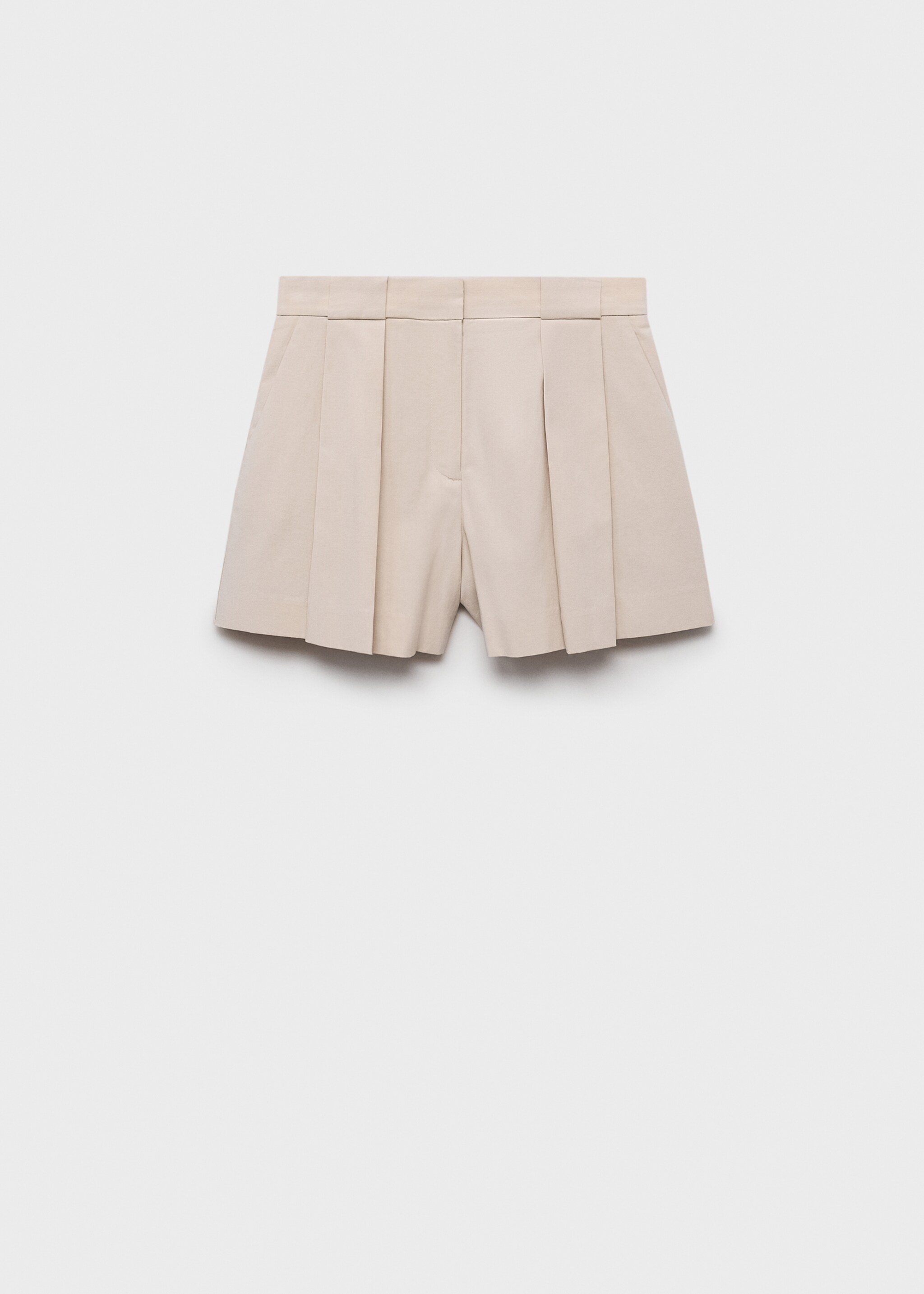 Pleated suit shorts - Article without model