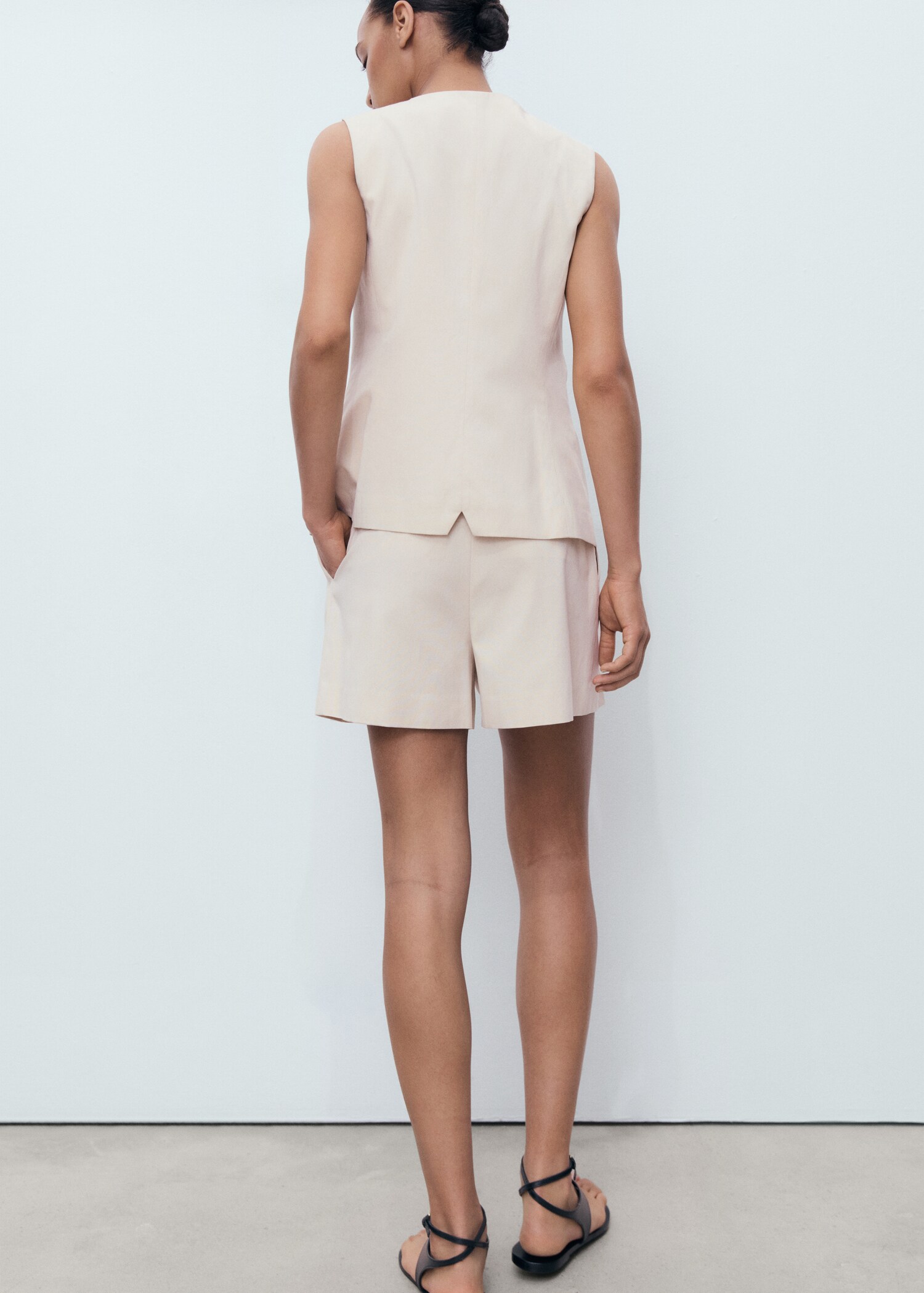 Short de costume à pinces - Verso de l’article