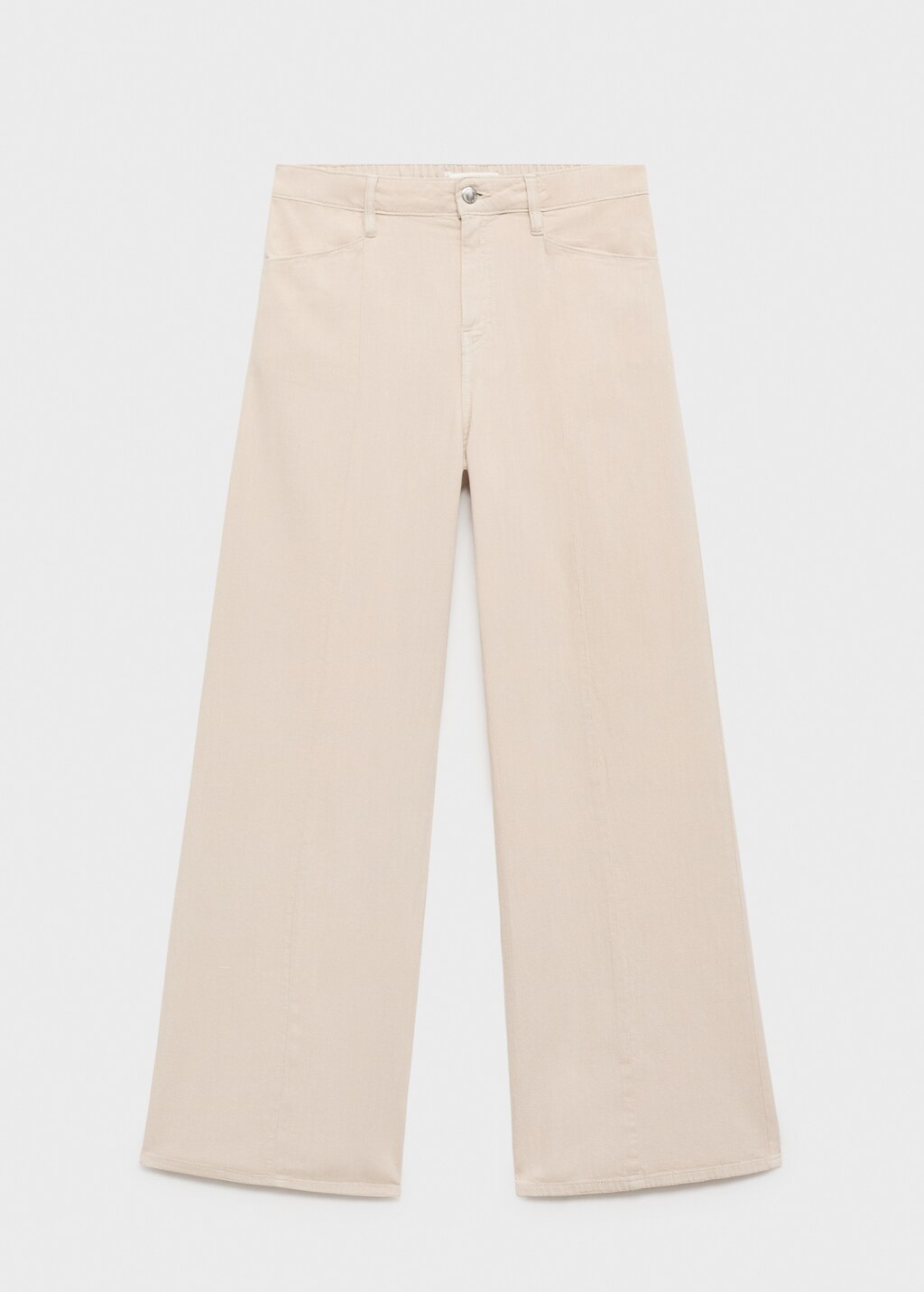 Straight-fit mid-rise denim pants - image 5