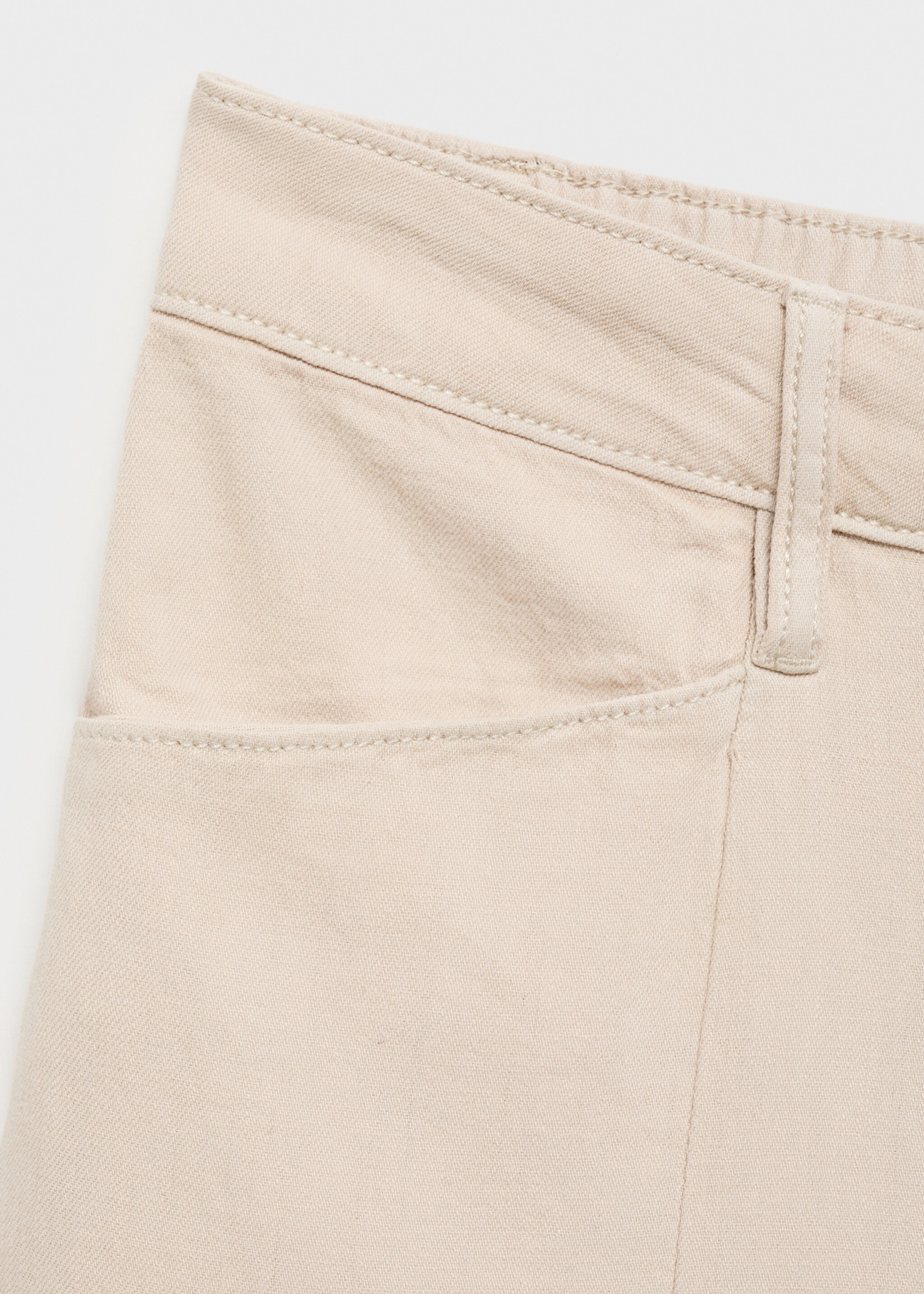Straight-fit mid-rise denim trousers - Details of the article 0