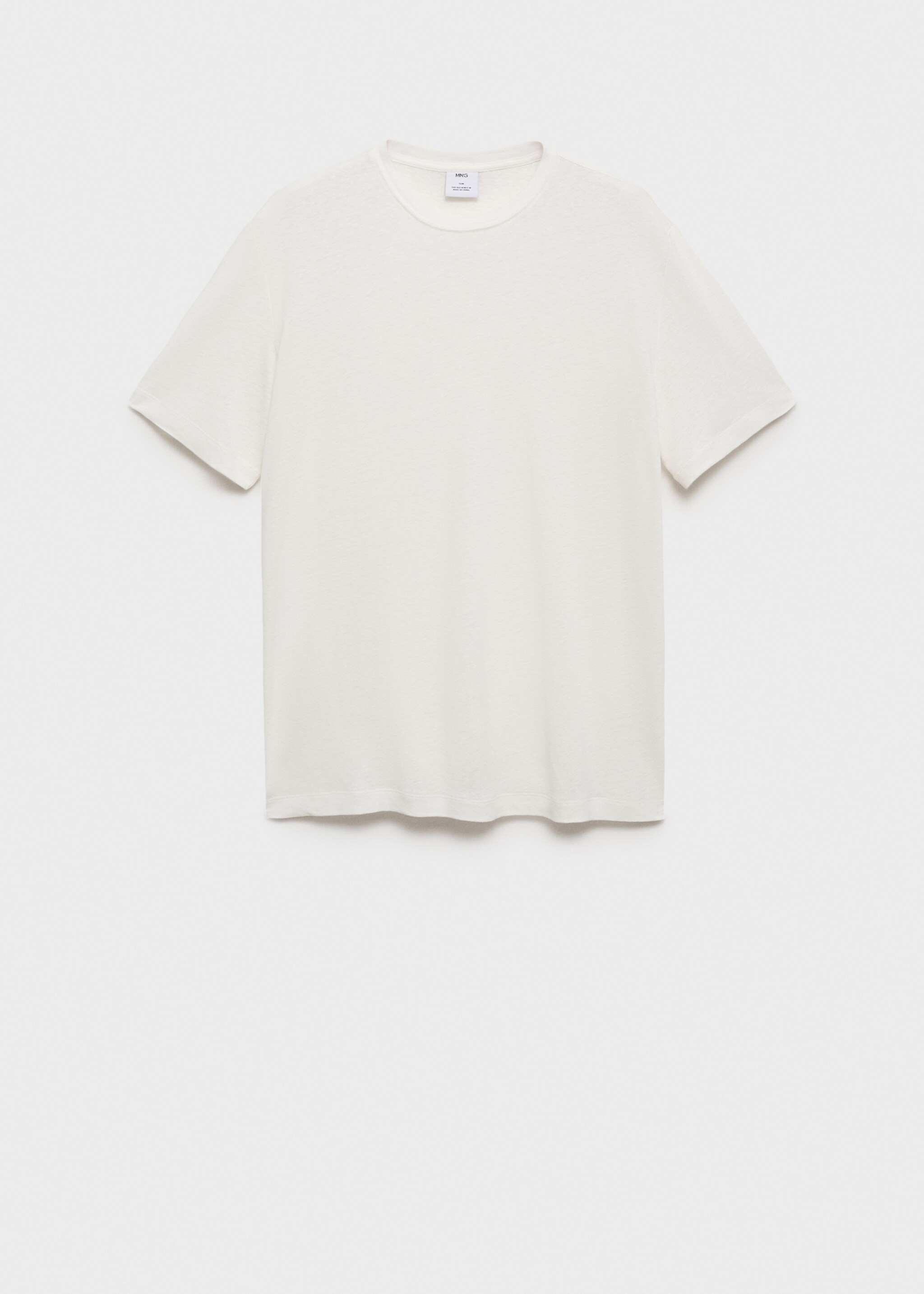 Camiseta lino slim fit - Artículo sin modelo