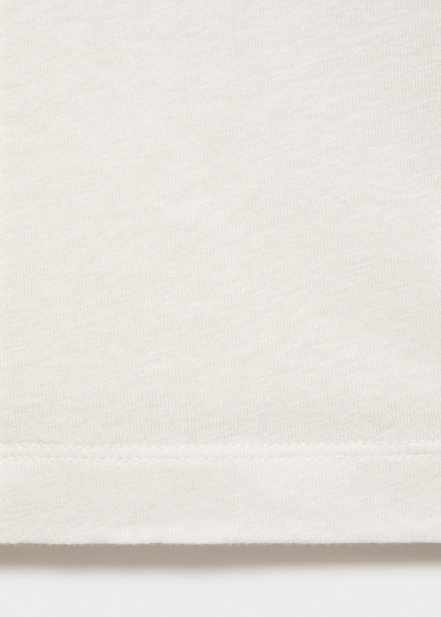 T-shirt lin slim-fit - Détail de l'article 0