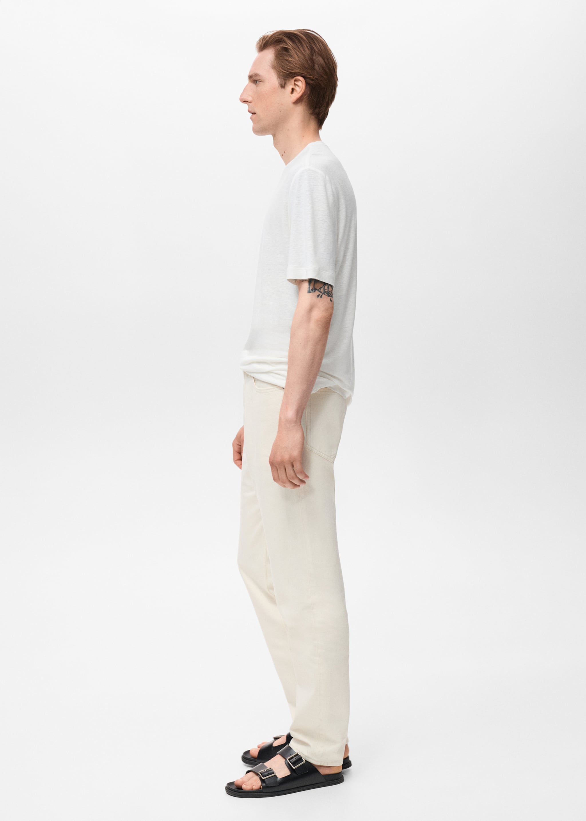 Camiseta lino slim fit - Detalle del artículo 2