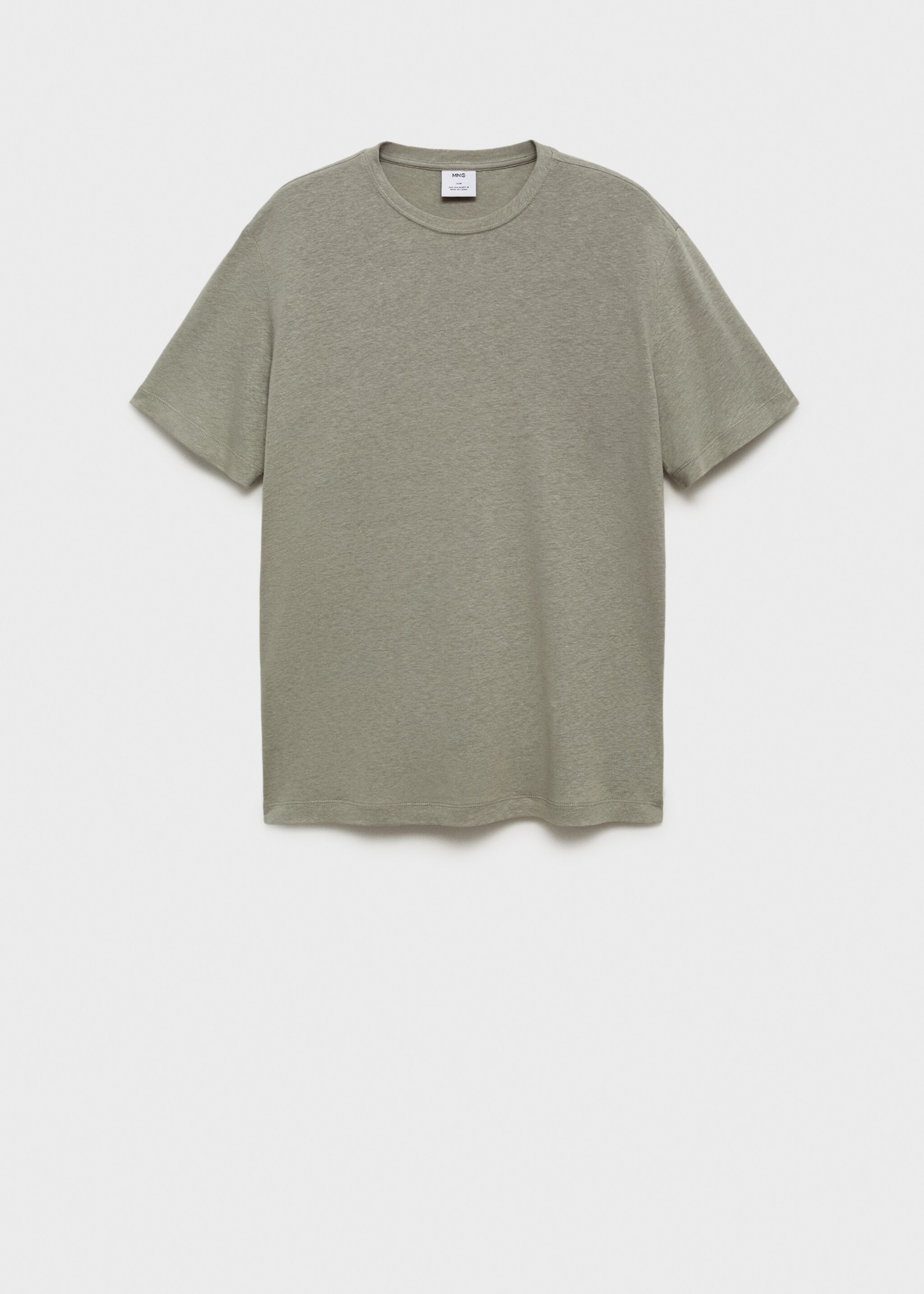 Camiseta lino slim fit - Artículo sin modelo