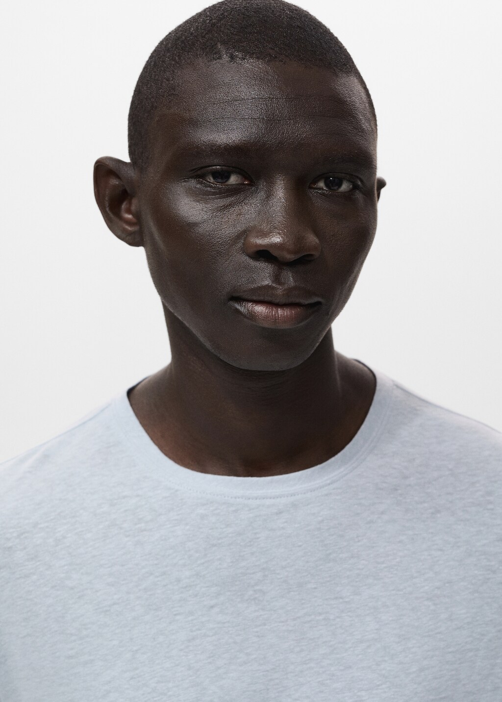 Linen slim-fit t-shirt