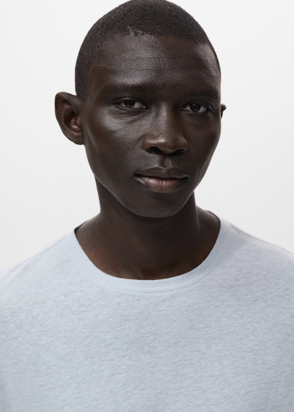 Linen slim-fit t-shirt