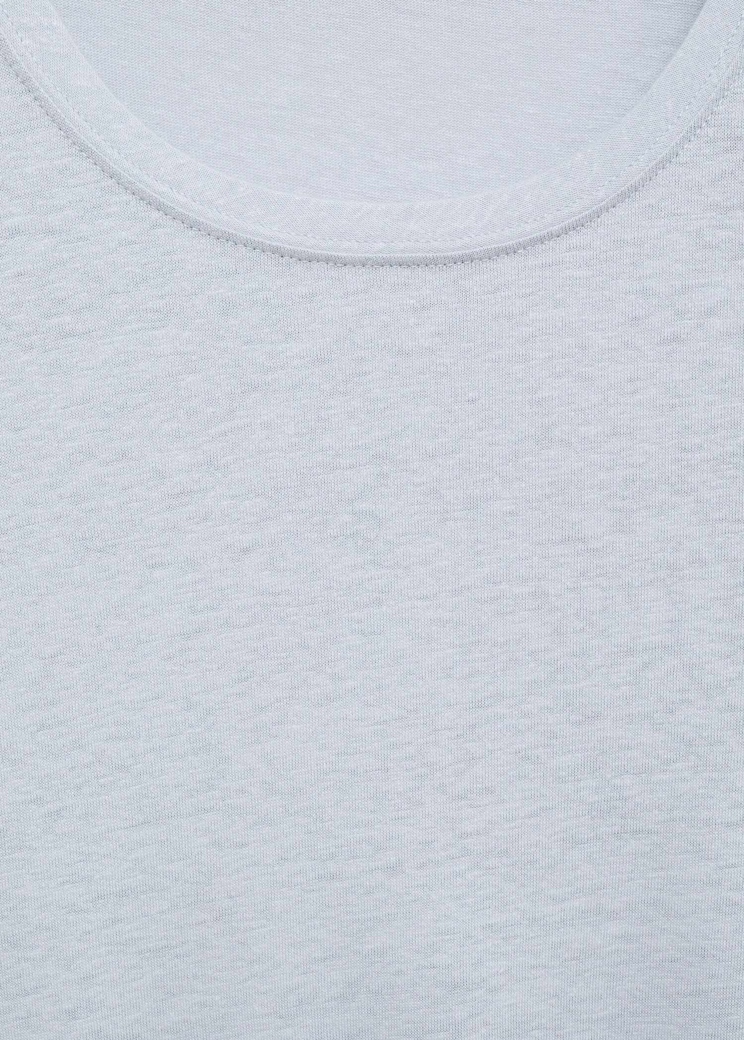 Linen slim-fit t-shirt - Details of the article 8