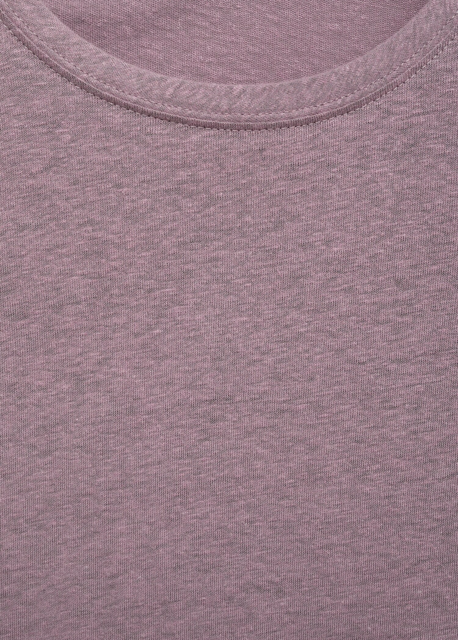 Camiseta lino slim fit - Detalle del artículo 8