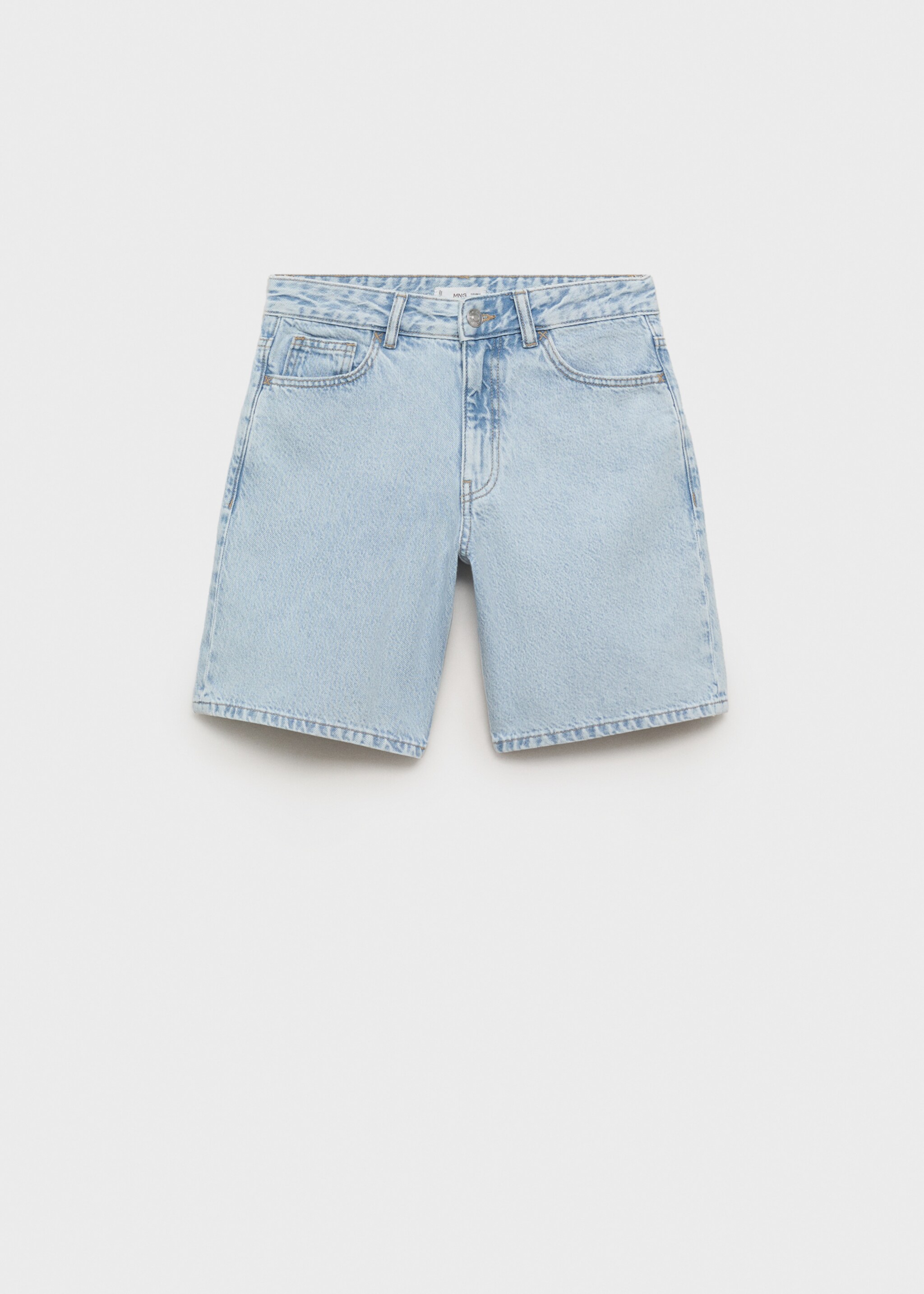 Cotton denim shorts - Article without model