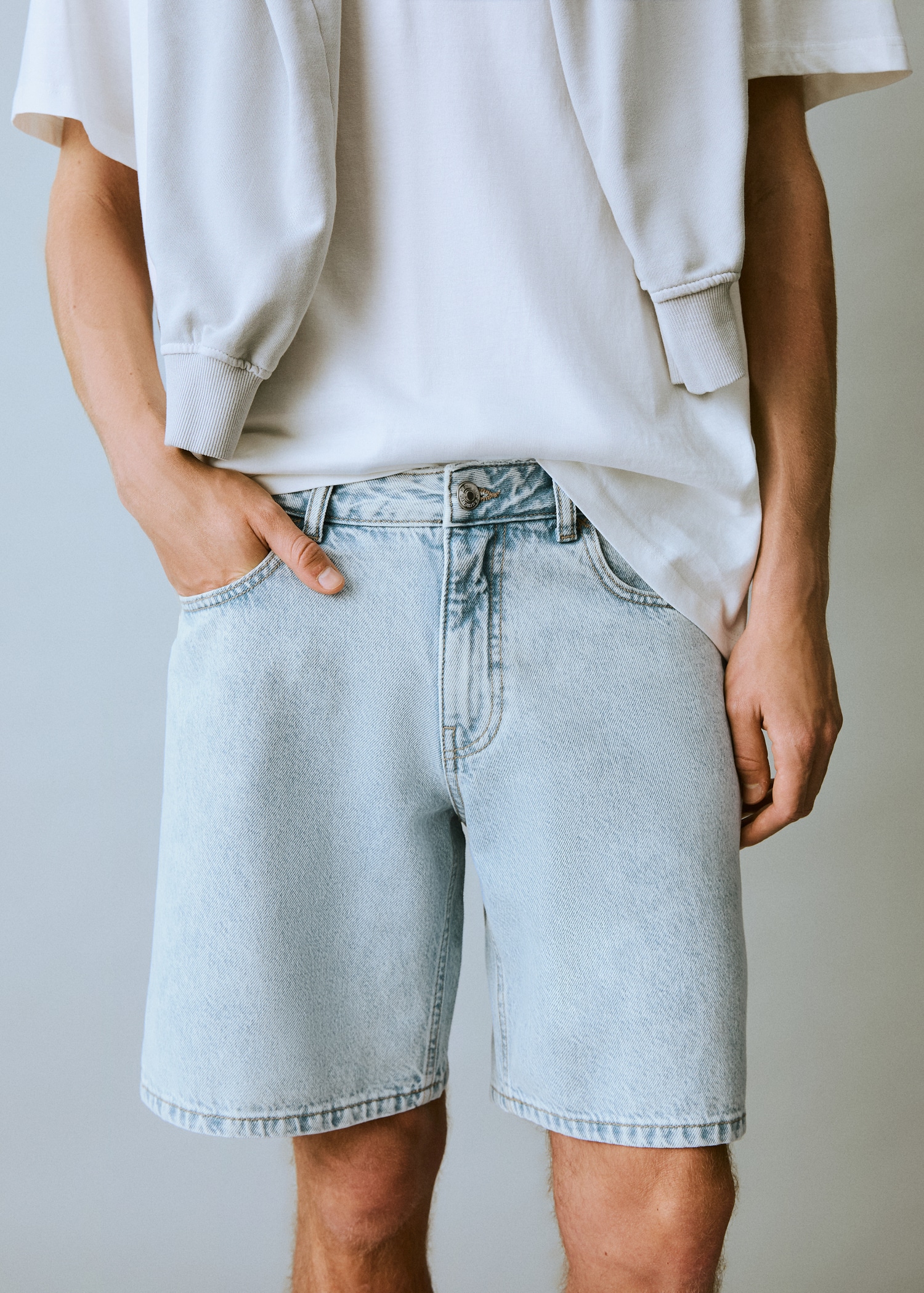 Bermuda denim coton - Détail de l'article 1