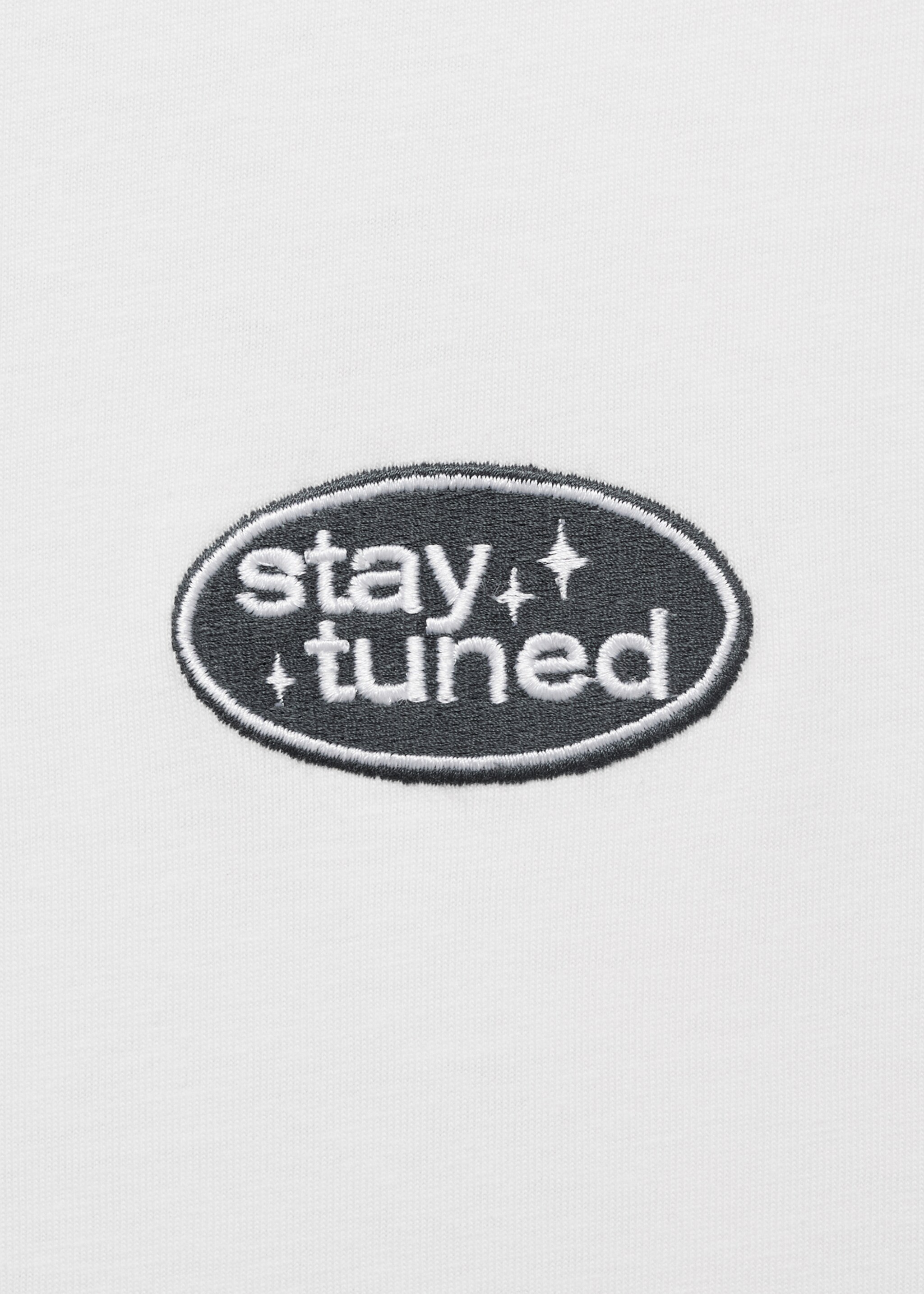 Embroidered printed T-shirt - Details of the article 0