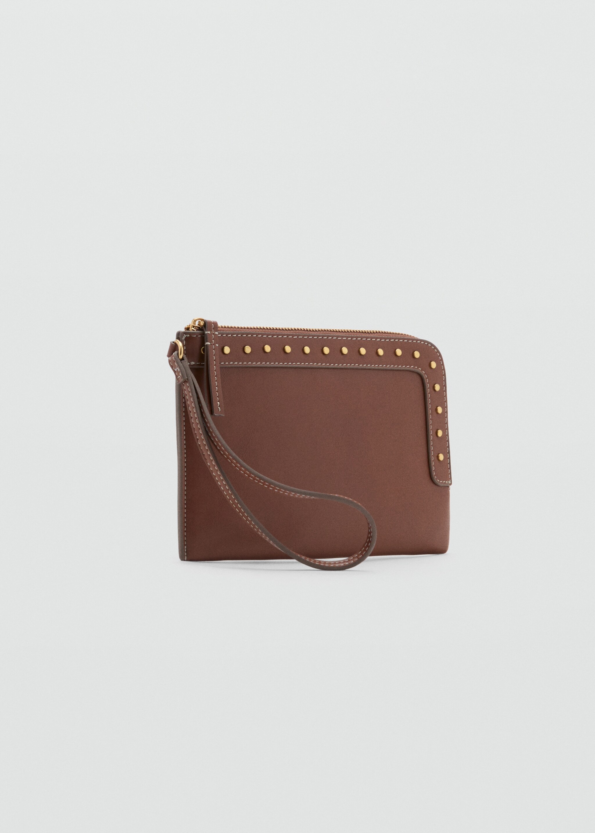 Studded leather effect case - Medium plane