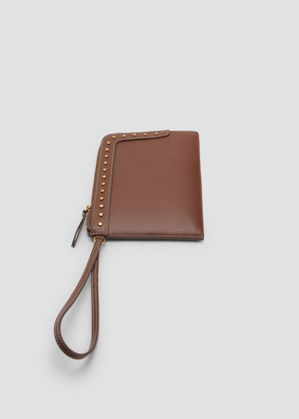 Studded faux-leather case