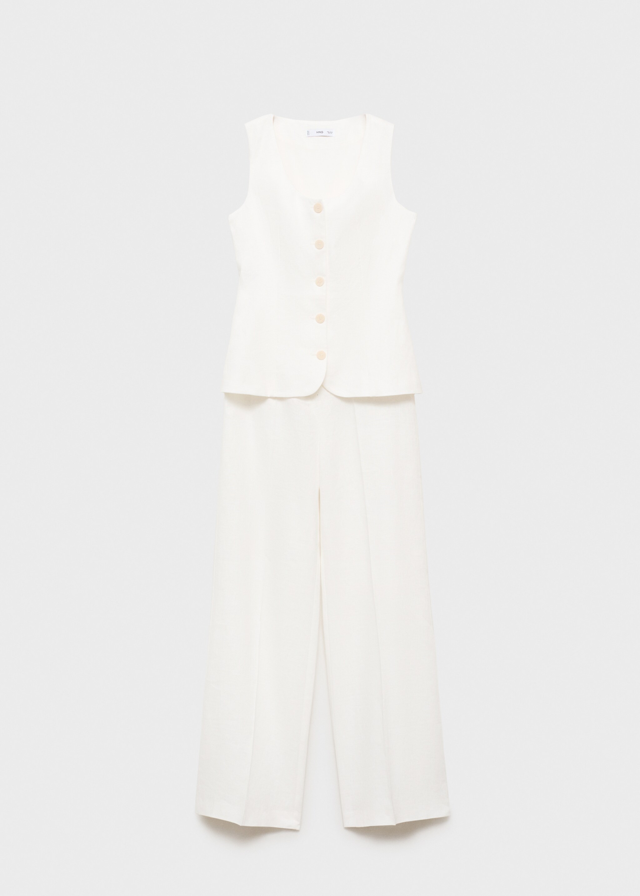 Leinen-Jumpsuit im Anzugstil - Artikel ohne Model