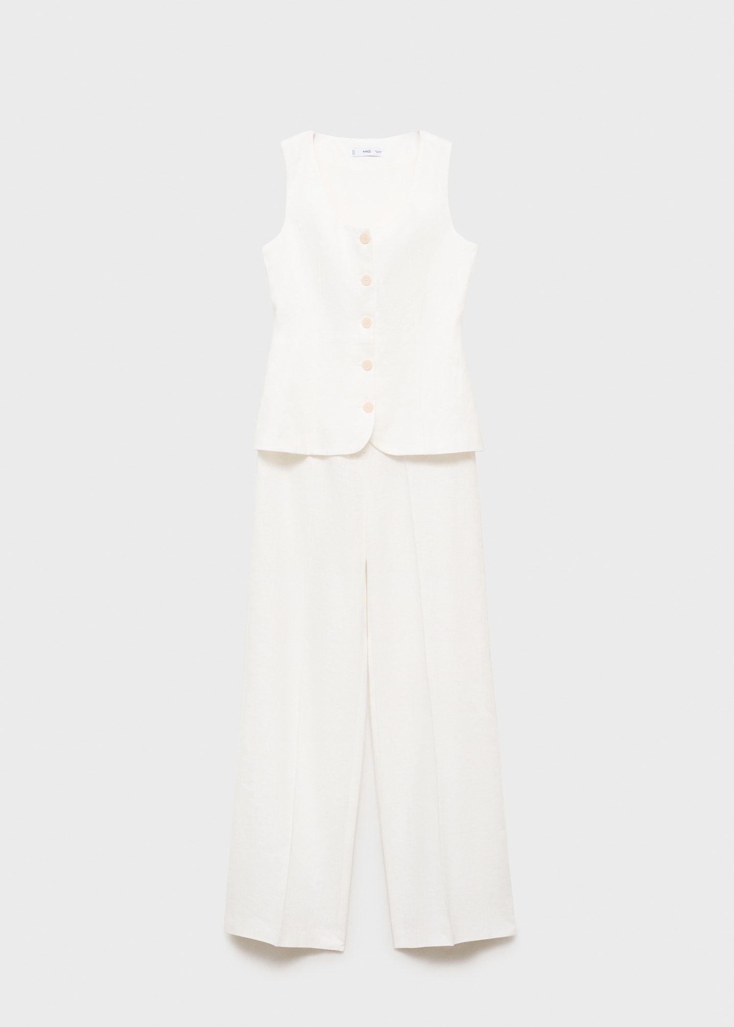 Combinaison en lin style tailleur - Article sans modèle
