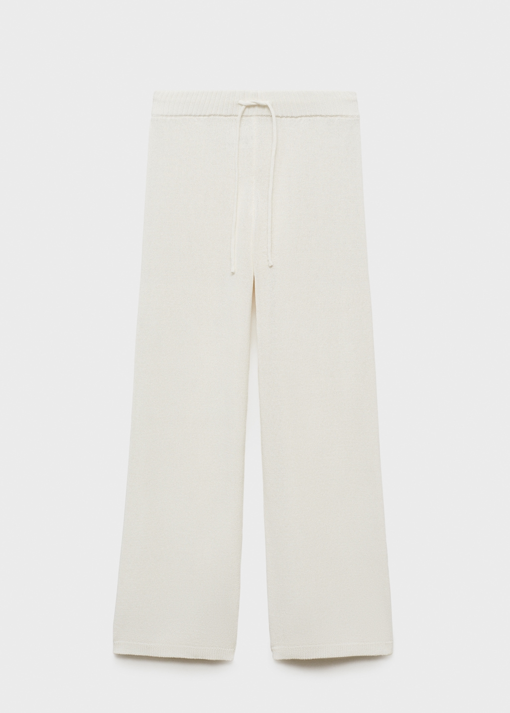 Openwork knitted trousers - image 5