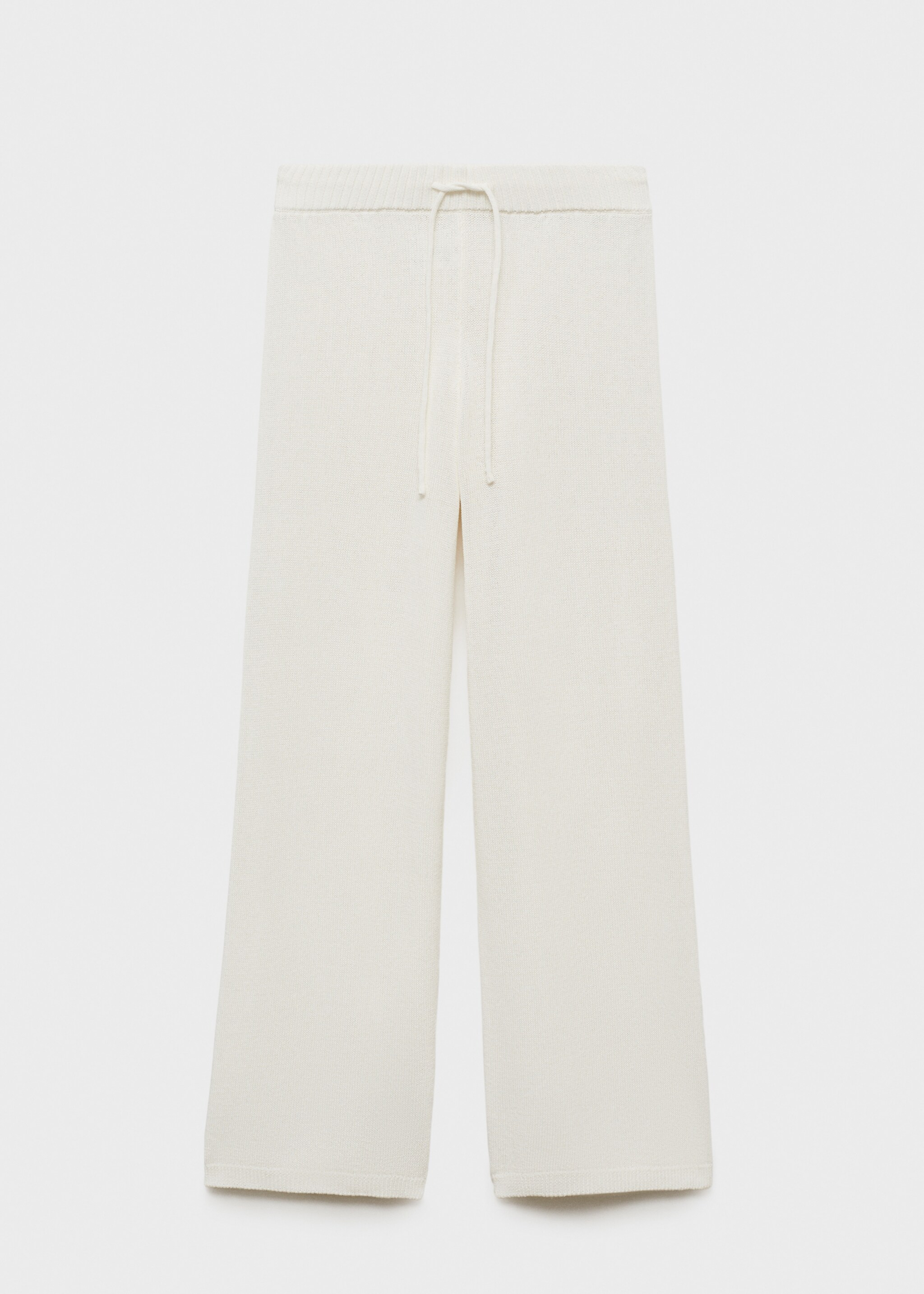Openwork knitted trousers - Article without model