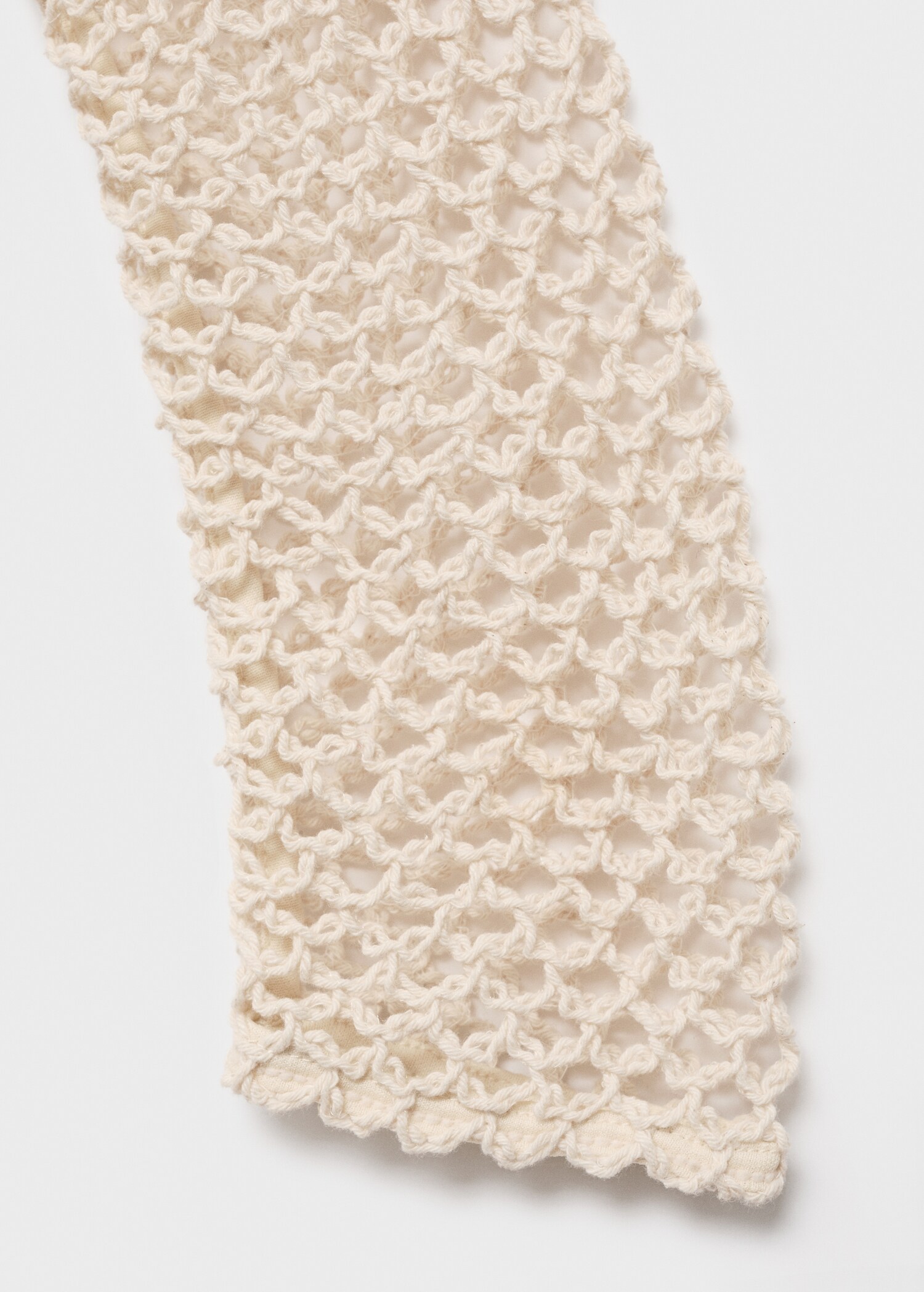 Long-sleeved crochet sweater - Details of the article 0