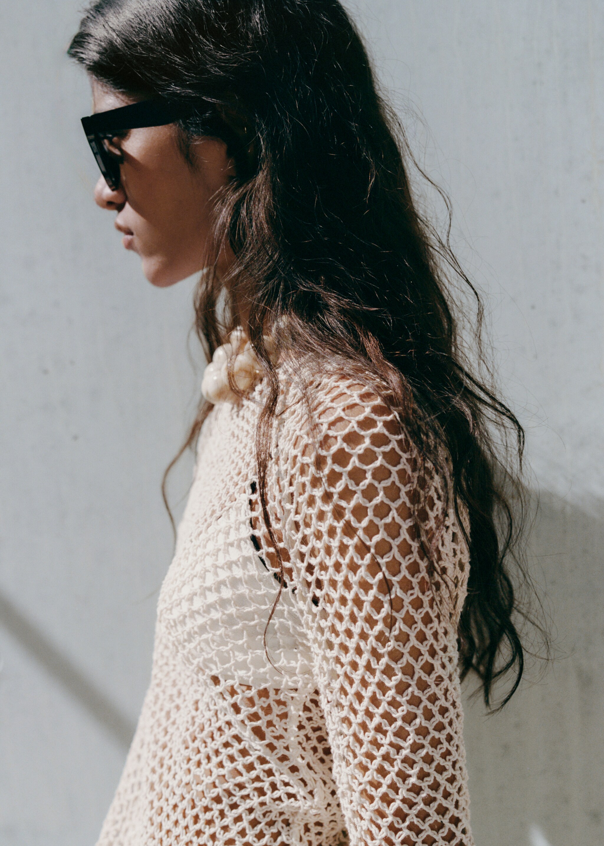 Long-sleeved crochet sweater - Details of the article 6