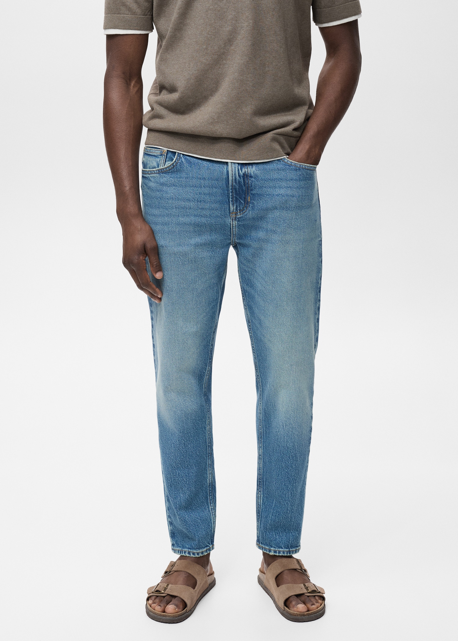 Jean Ben tapered-fit - Plan moyen