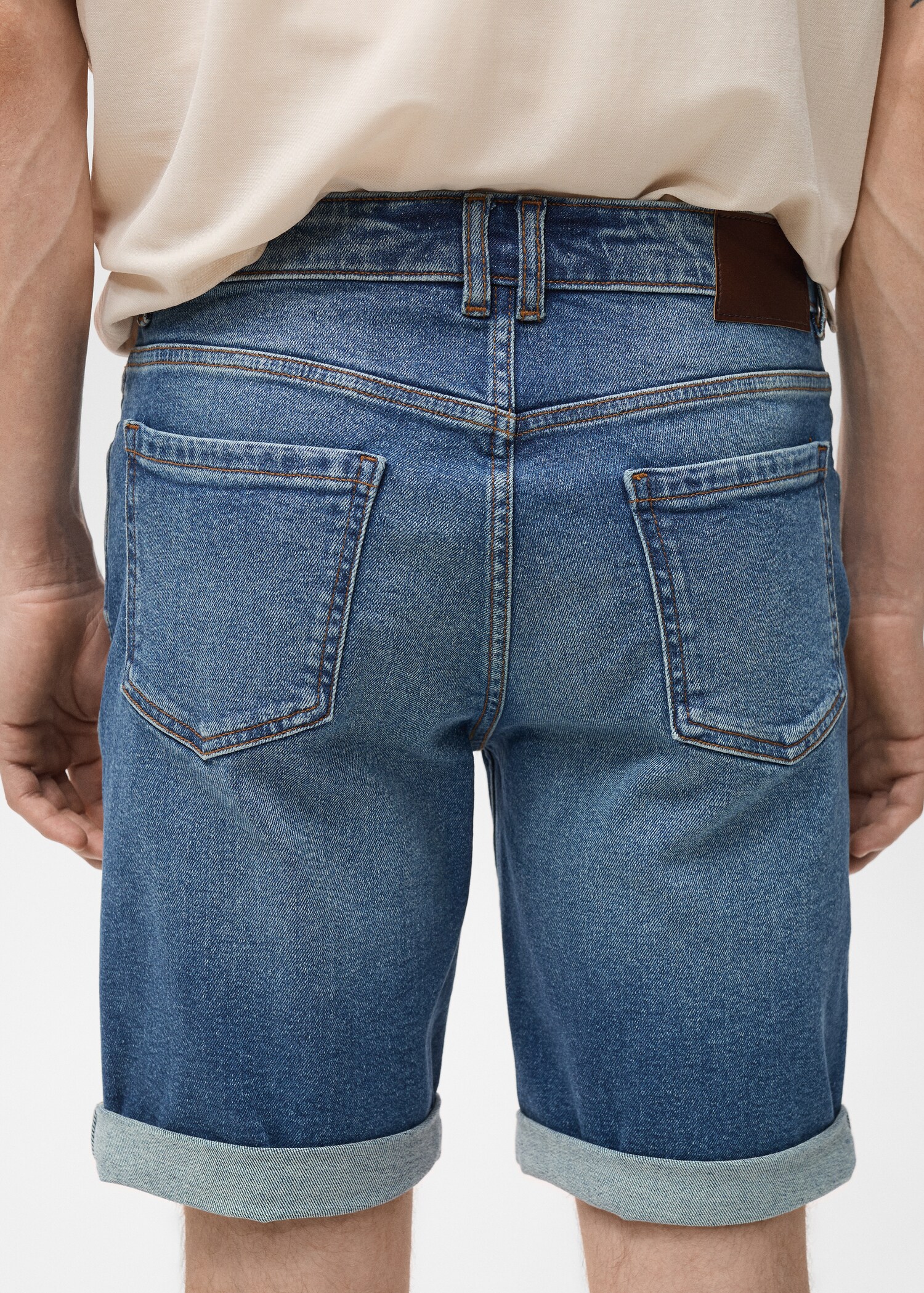 Calções de ganga slim fit - Pormenor do artigo 6