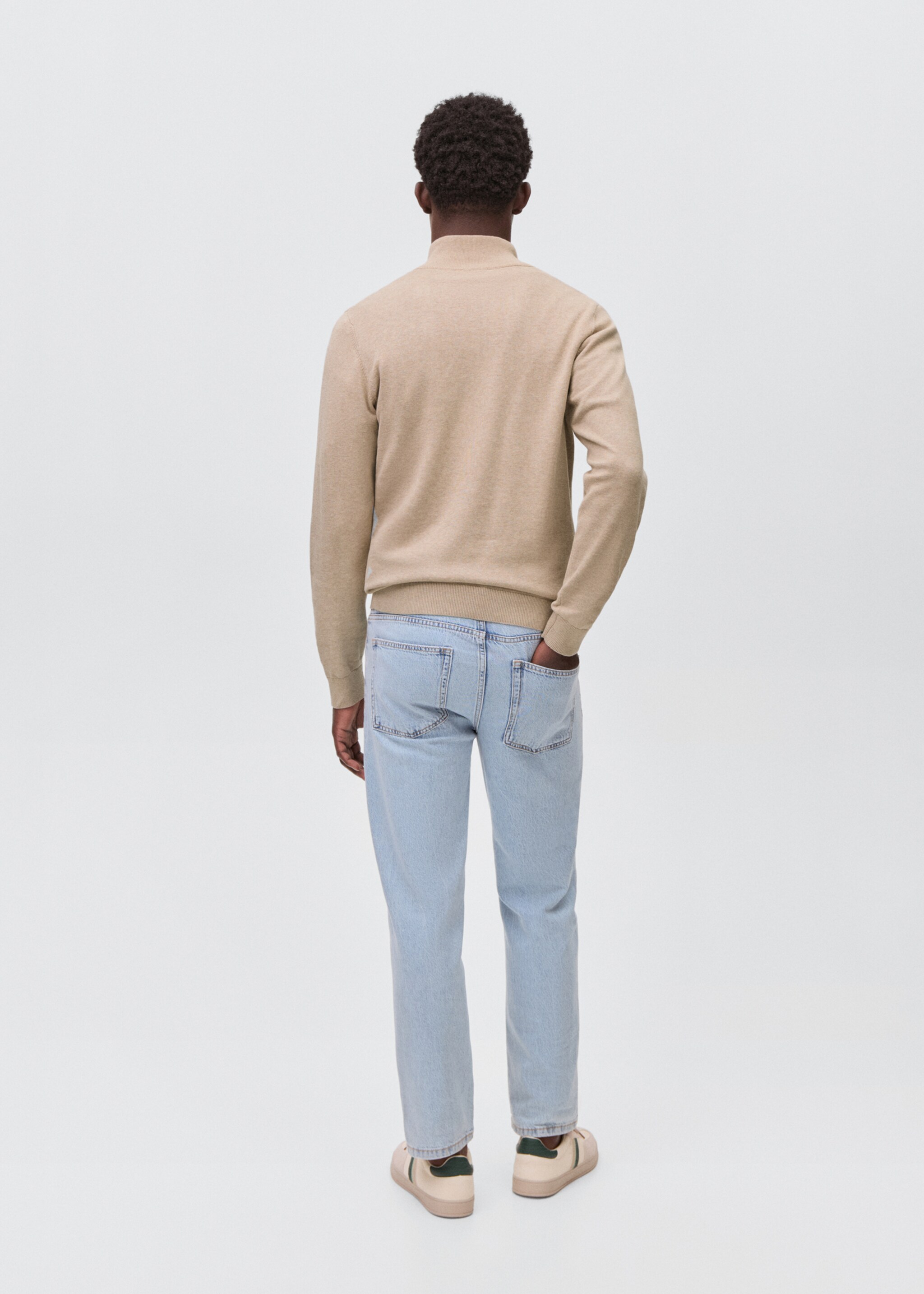 Pull-over maille col montant - Verso de l’article