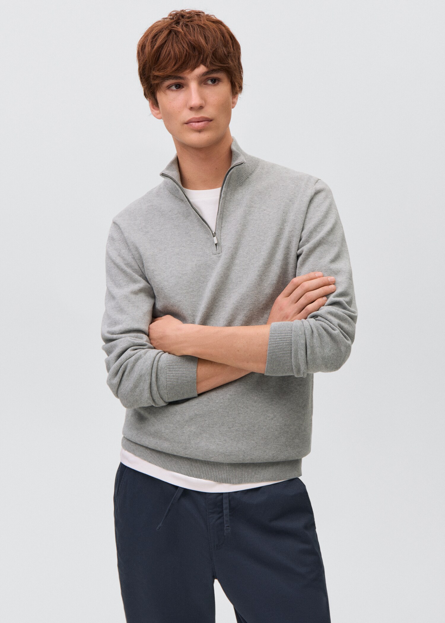 Pull-over col montant - Plan moyen