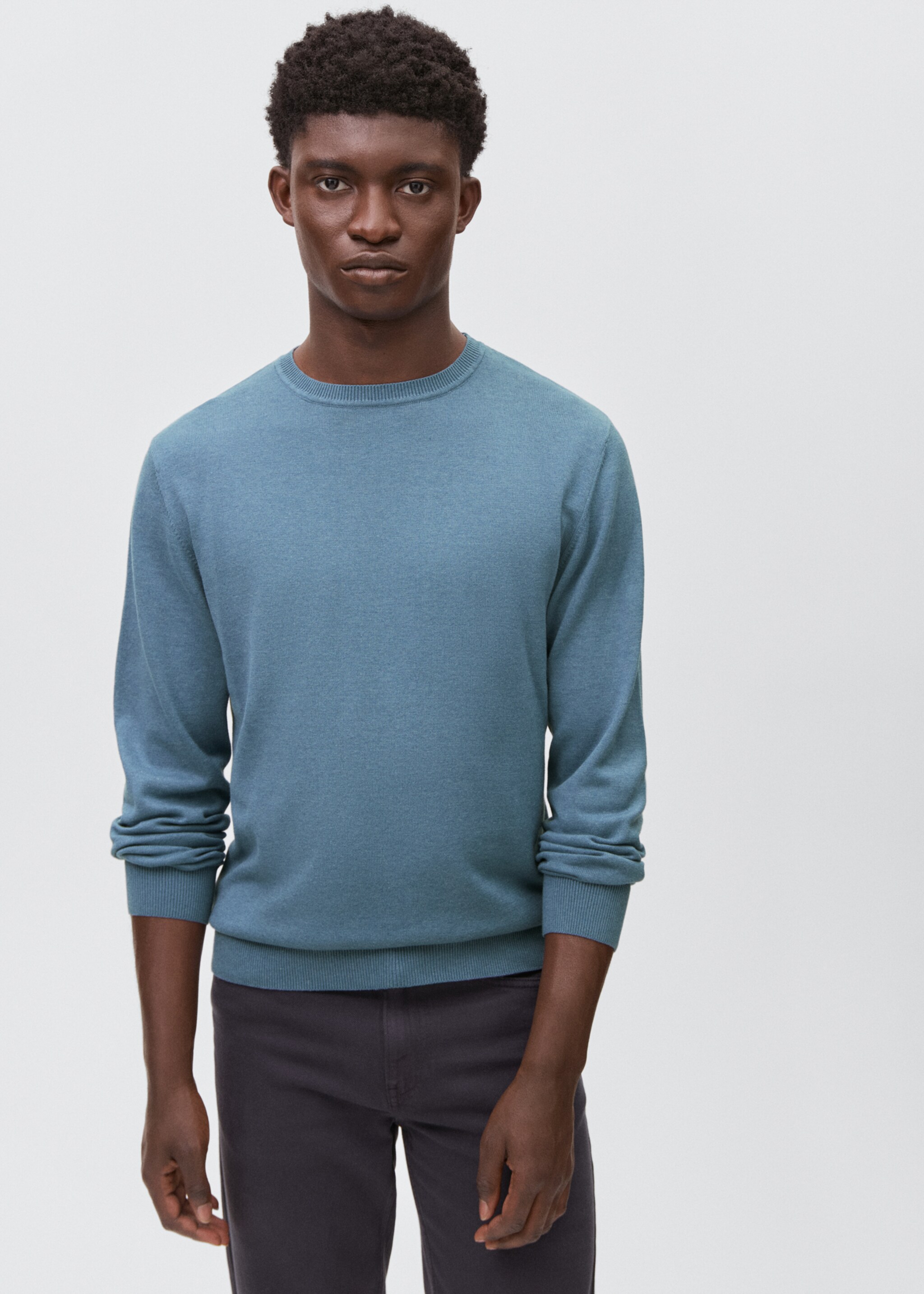 Pull-over maille coton - Plan moyen