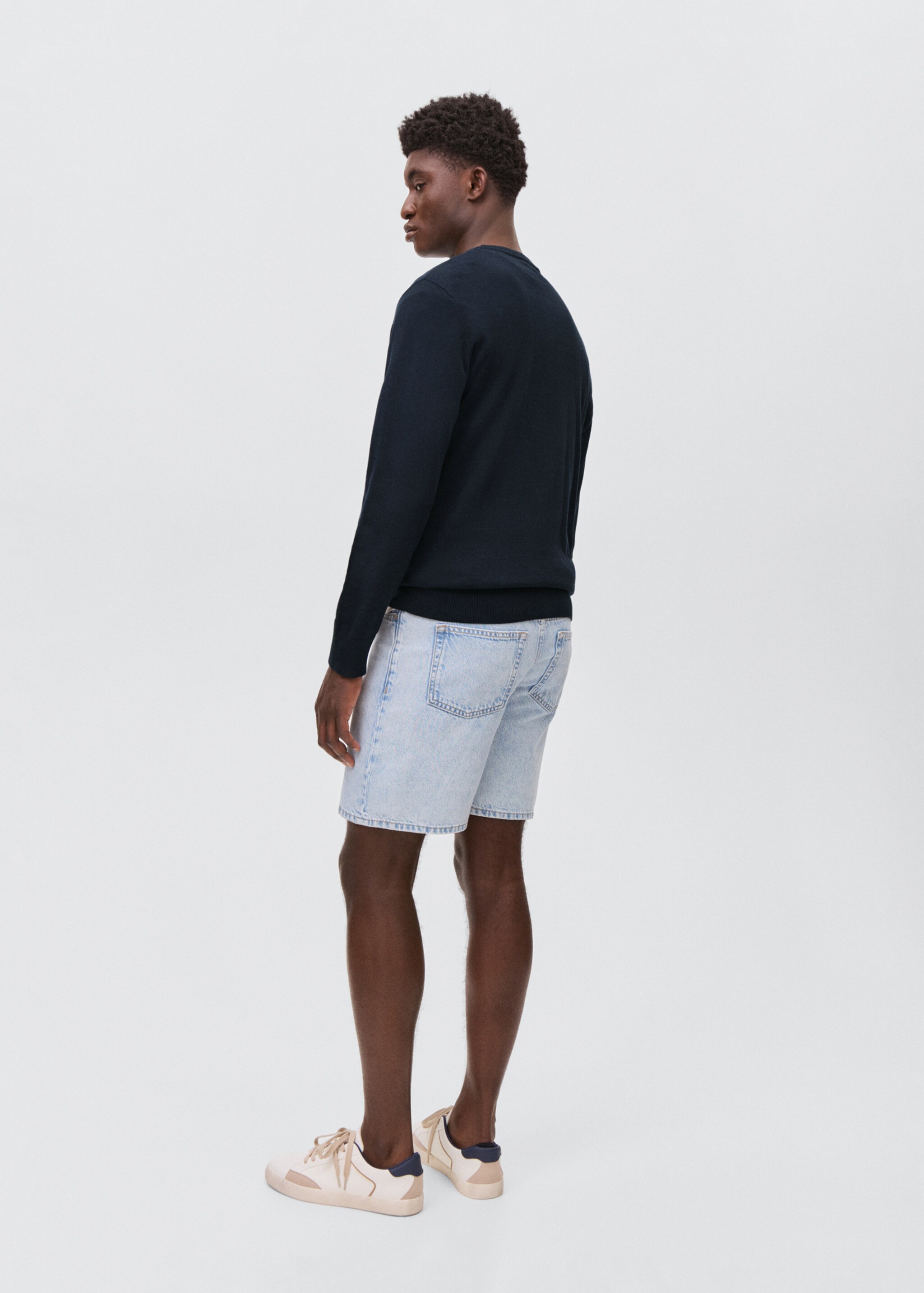 Pull-over maille coton - Verso de l’article