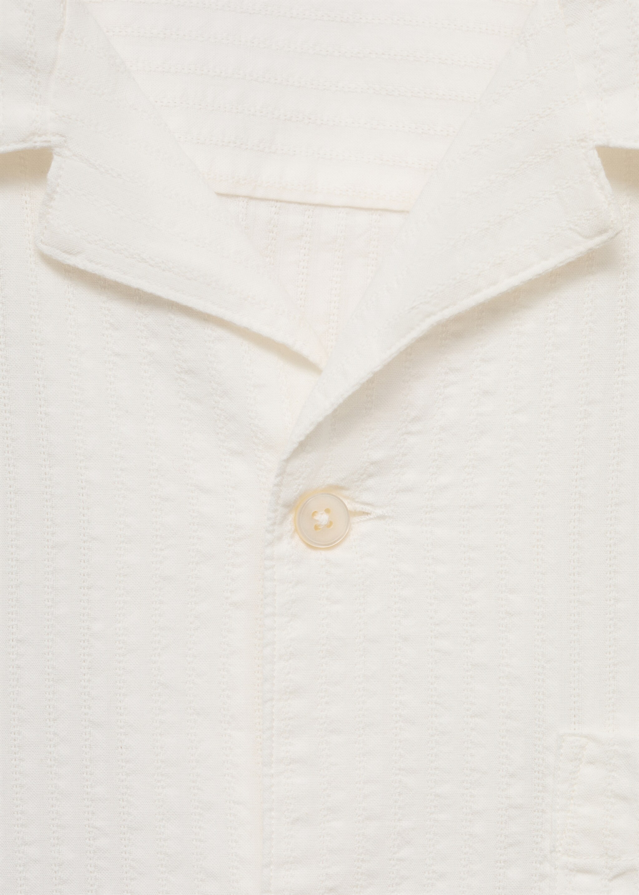 Regular fit seersucker shirt - Details of the article 8