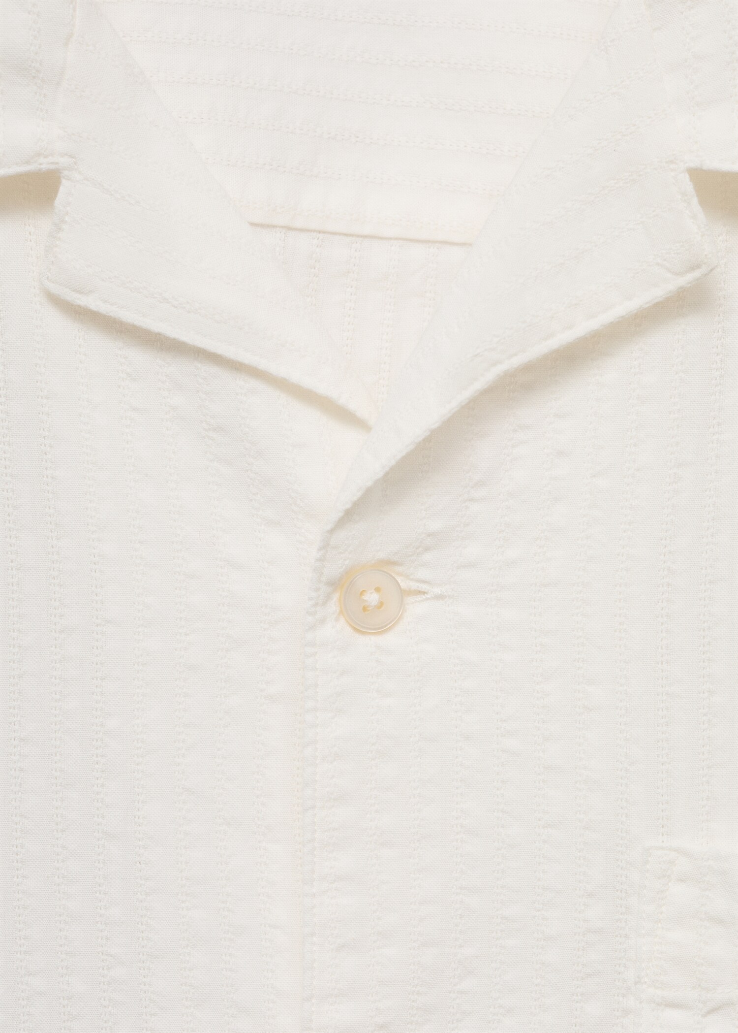 Regular fit seersucker shirt - Details of the article 8
