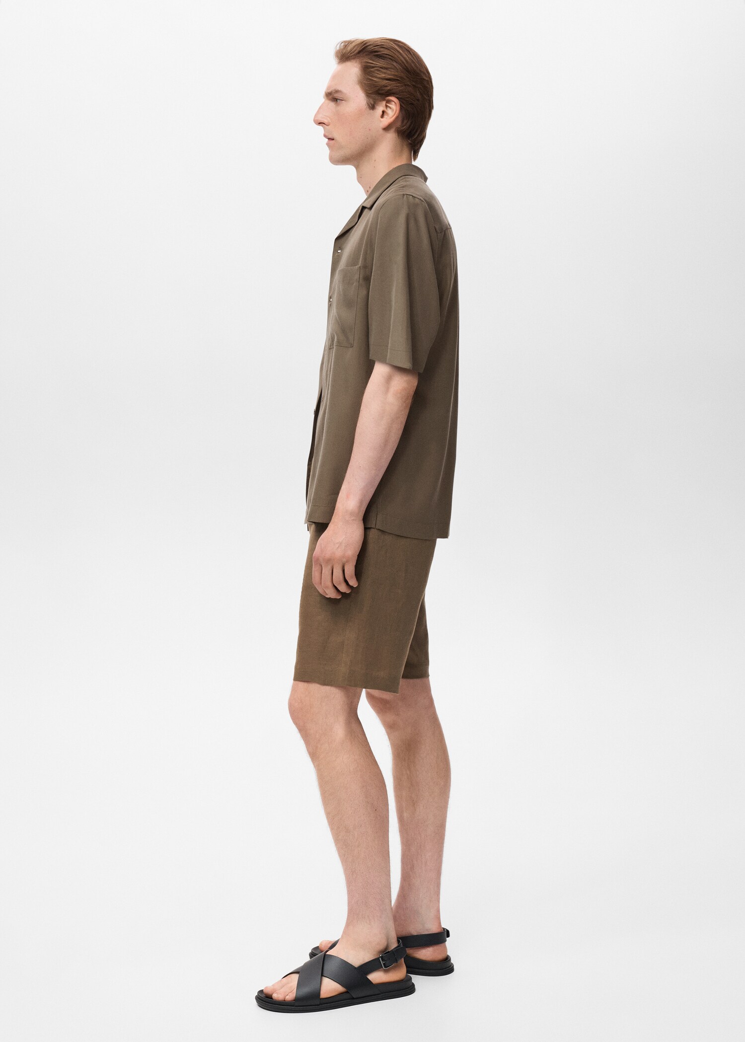 Regular-fit 100% Tencel shirt - Details of the article 2