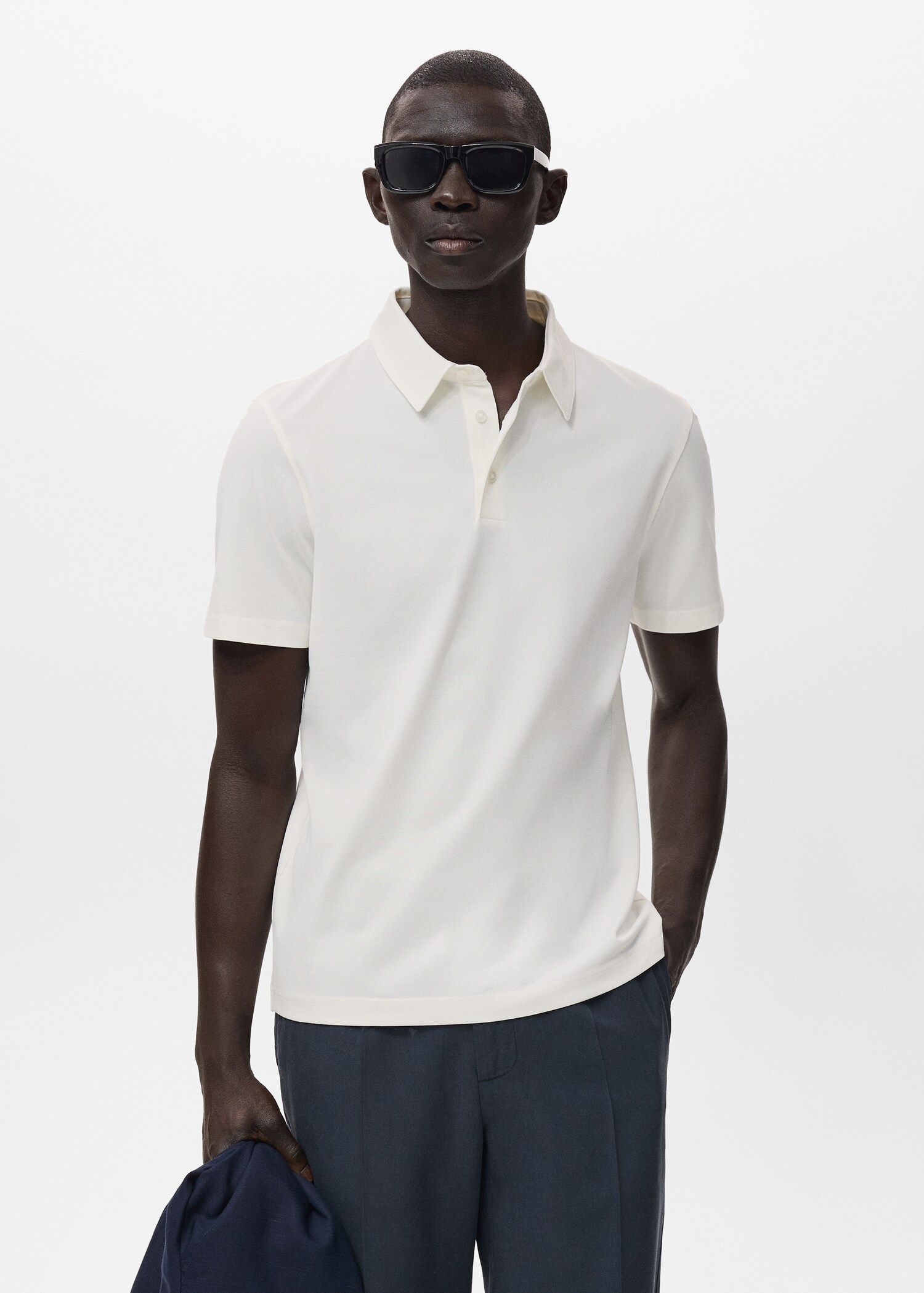 Polo coton piqué - Plan moyen