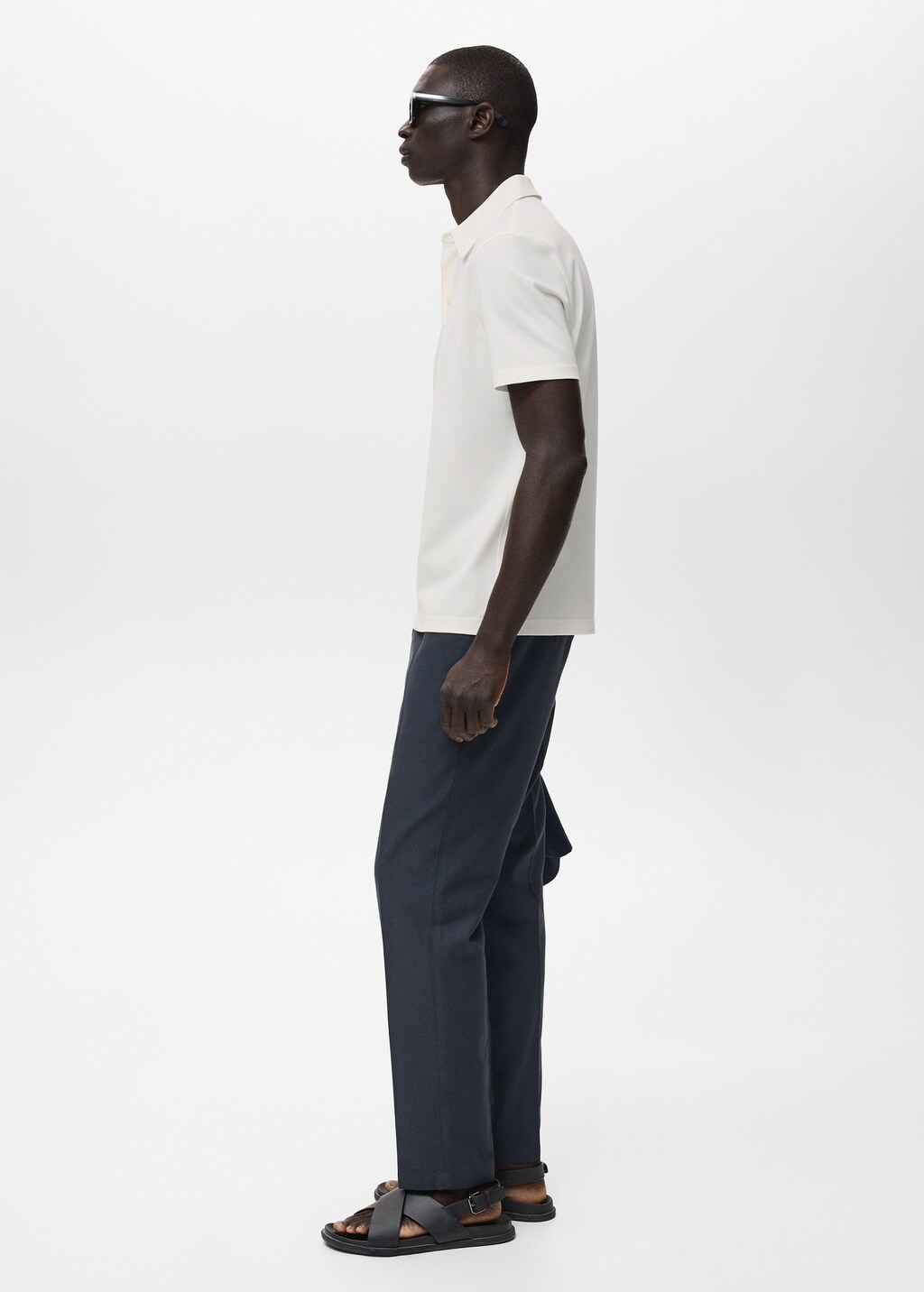 Cotton piqué polo shirt - Men | MANGO USA